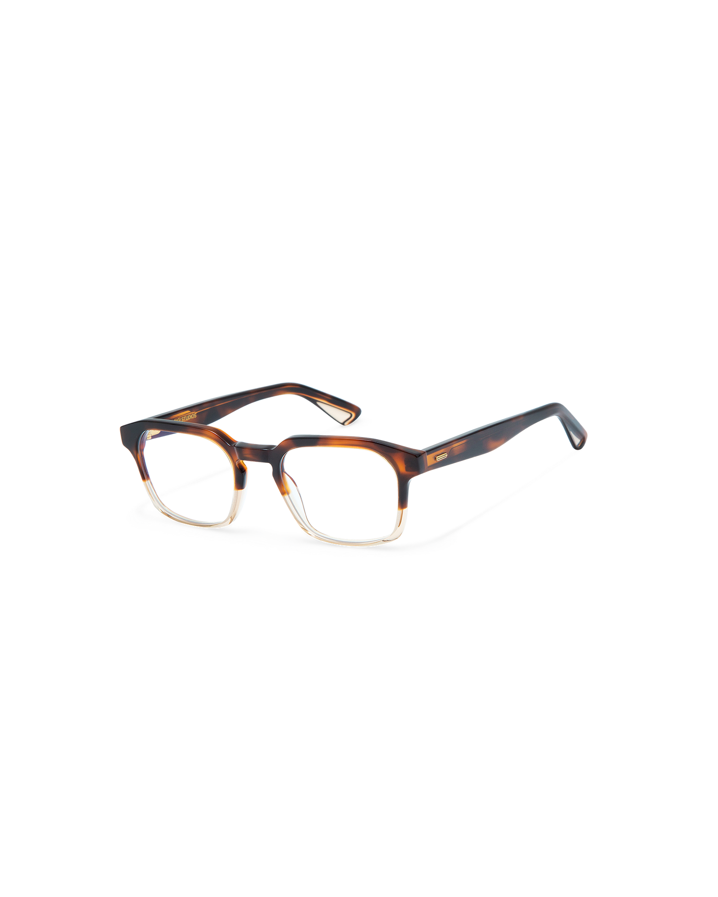 ENZO: Geométricas Acetato Havana optical glasses by GIGI STUDIOS 8832