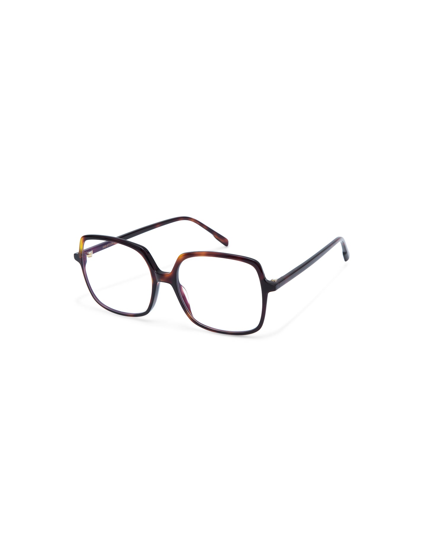SYLVIA: Cuadrada Acetato Havana optical glasses by GIGI STUDIOS 4218