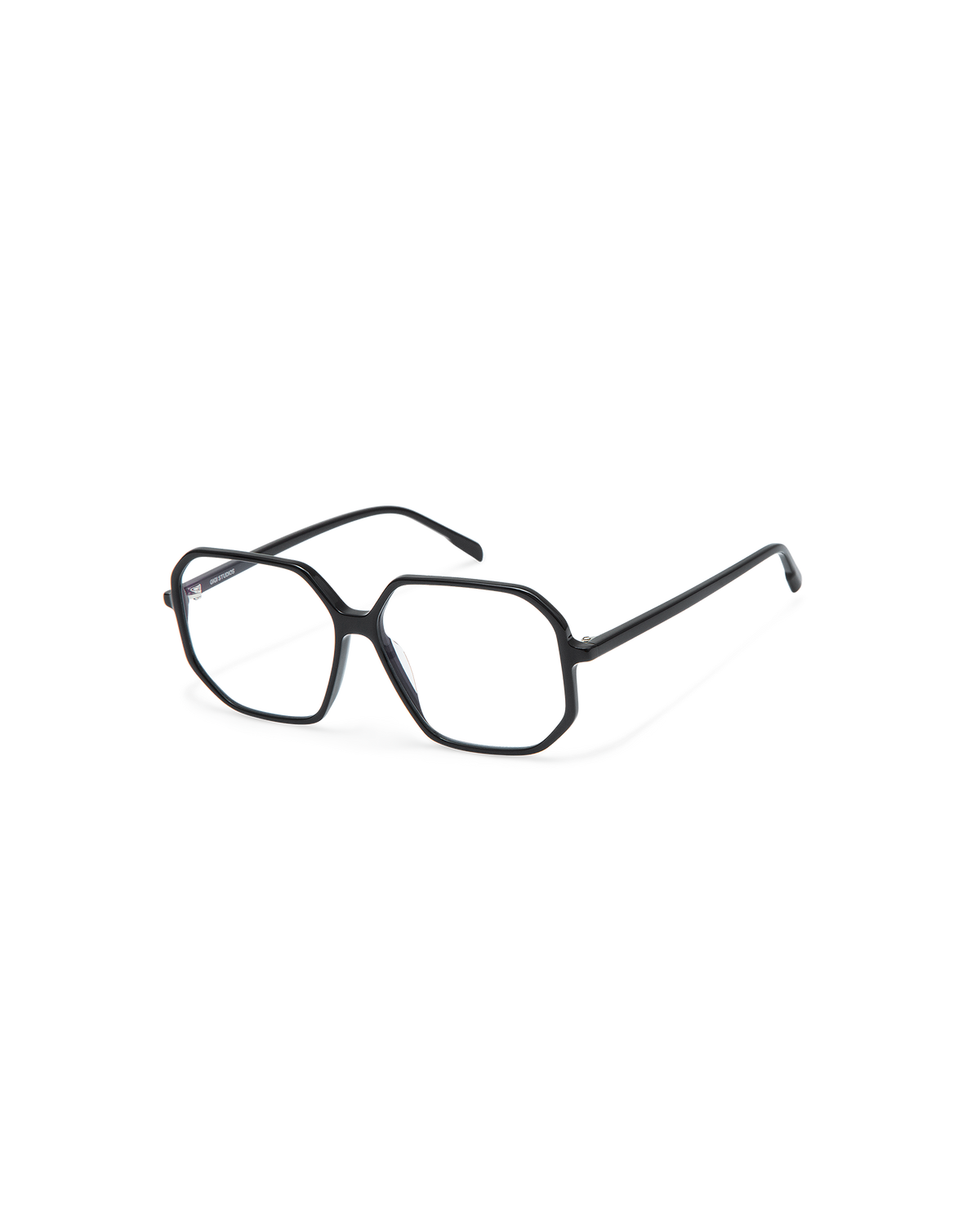 LIOR: Geométricas Acetato Noir optical glasses by GIGI STUDIOS 8841