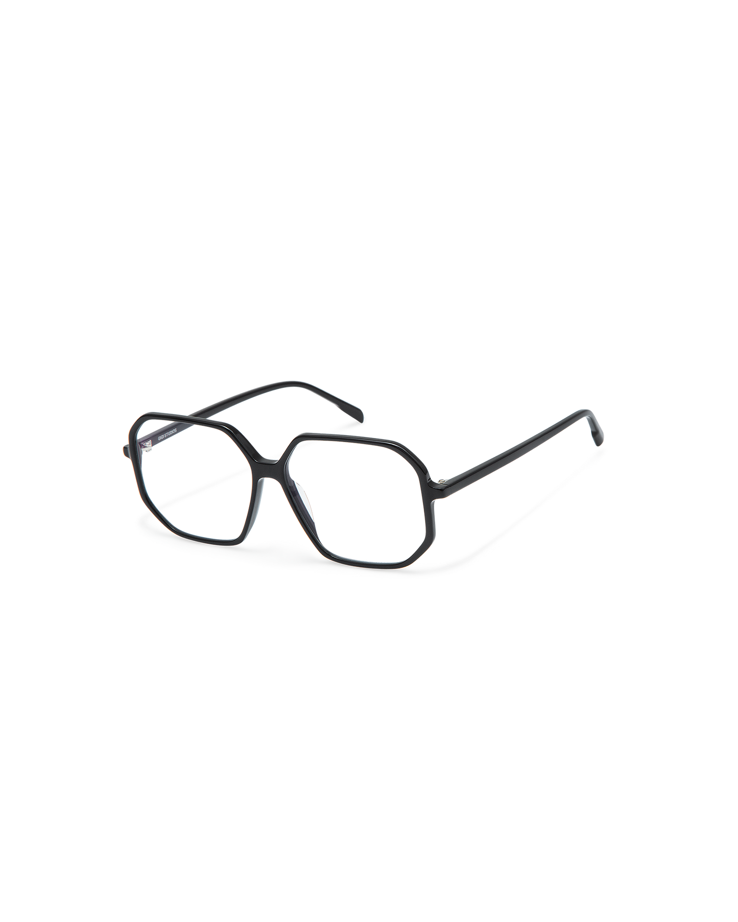 LIOR: Geométricas Acetato Noir optical glasses by GIGI STUDIOS 8841