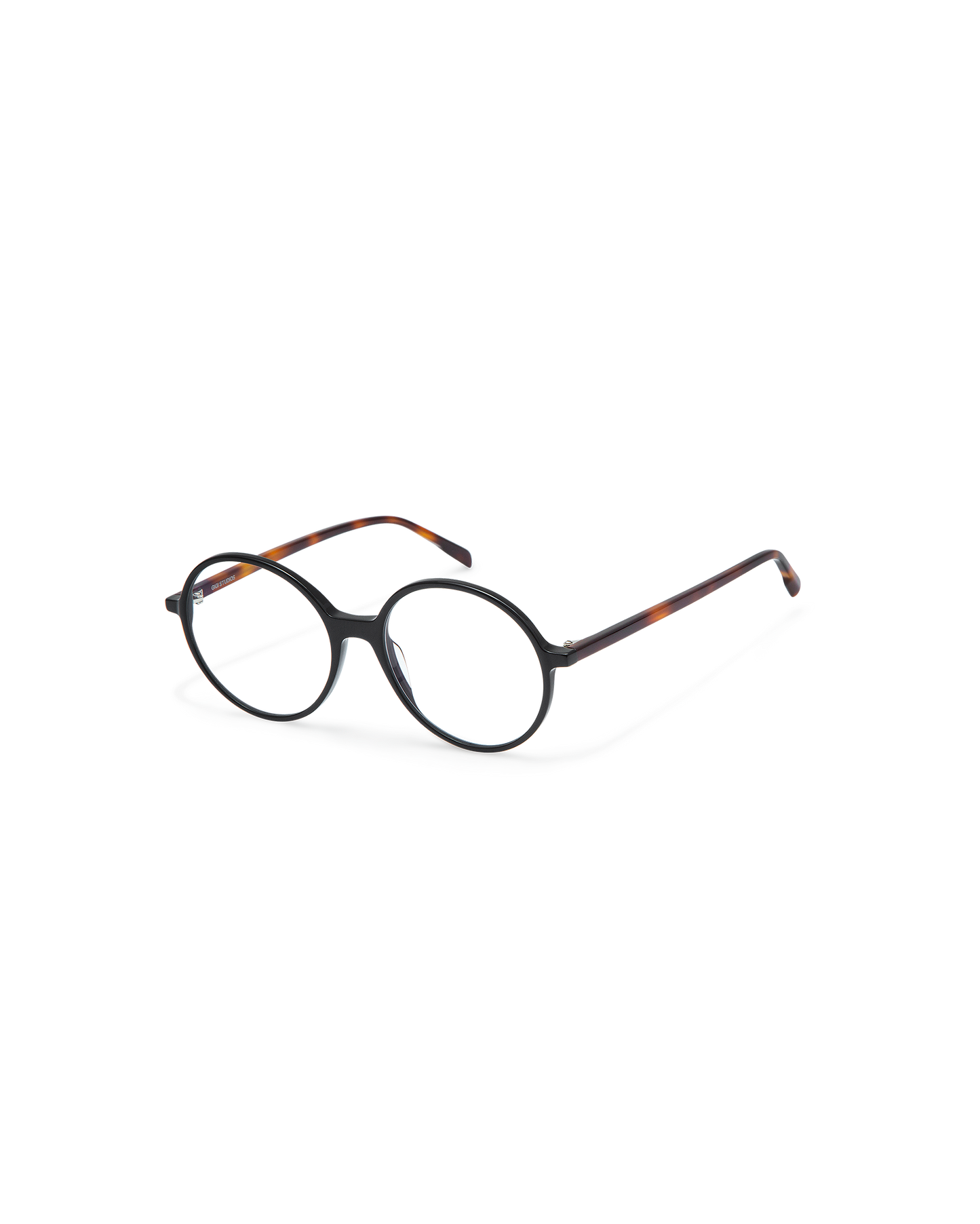 OLEN: Redondas Acetato Noir optical glasses by GIGI STUDIOS 8857