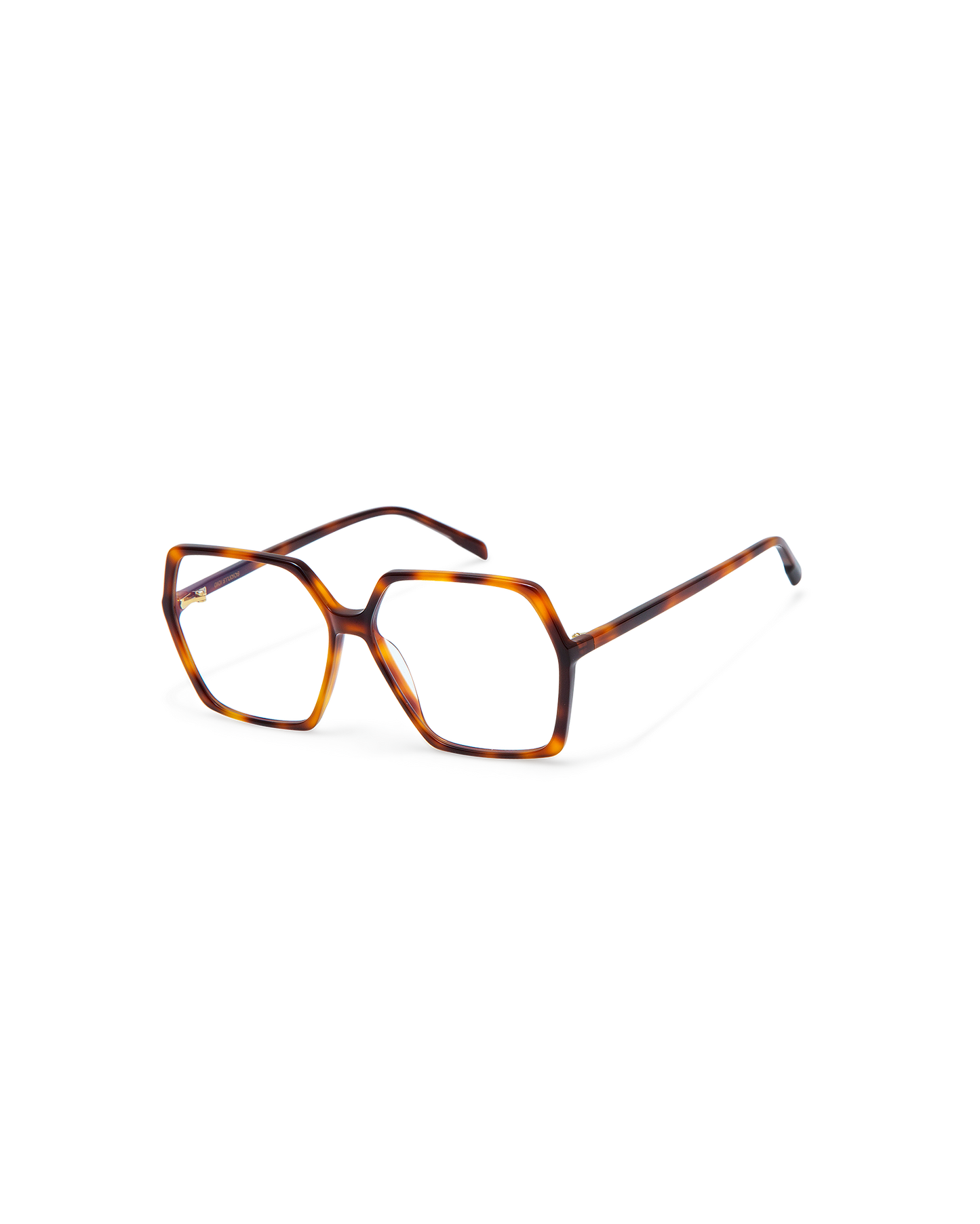 SIAN: Geométricas Acetato Havana optical glasses by GIGI STUDIOS 8862