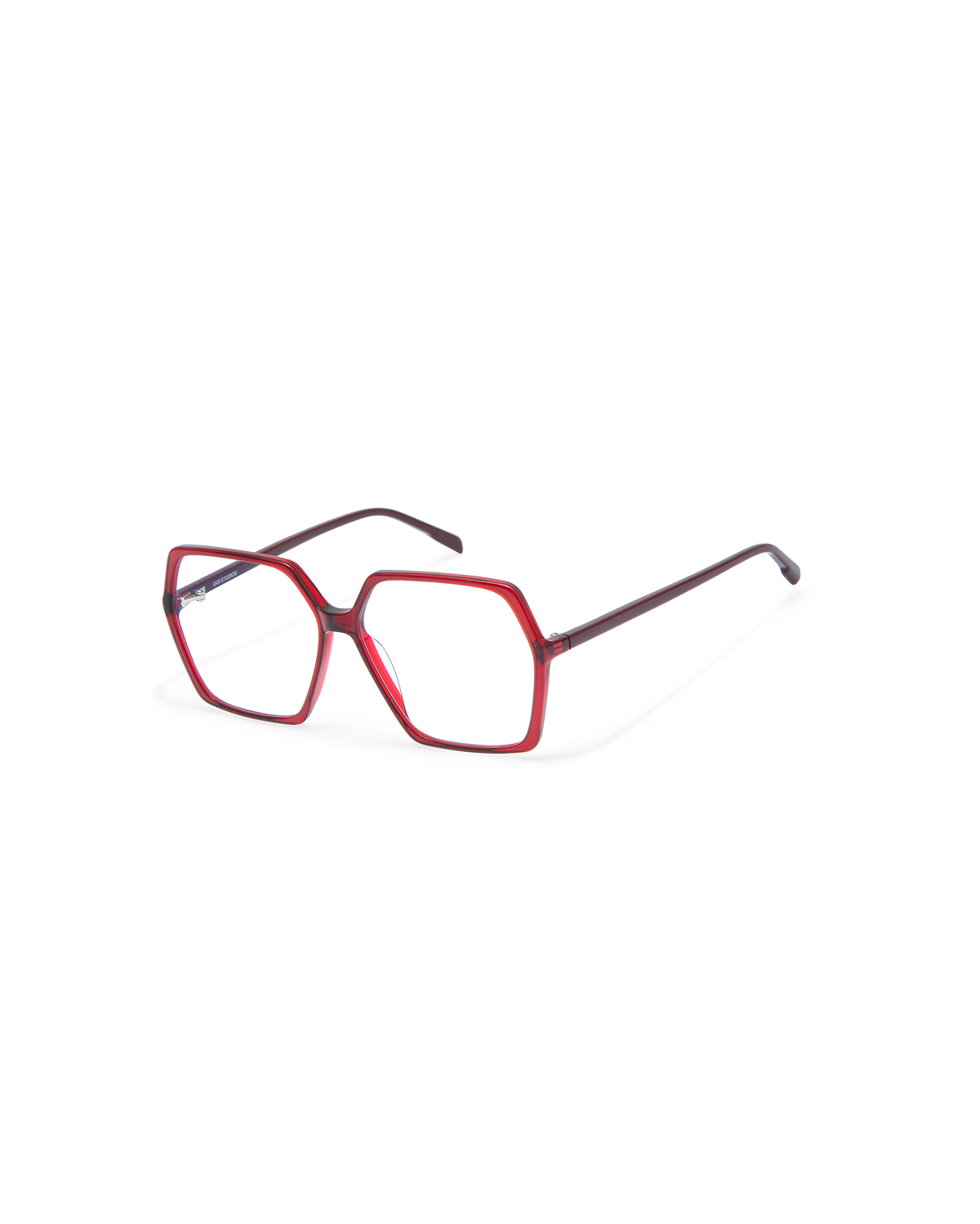 SIAN: Geométricas Acetato Rojo optical glasses by GIGI STUDIOS 8864