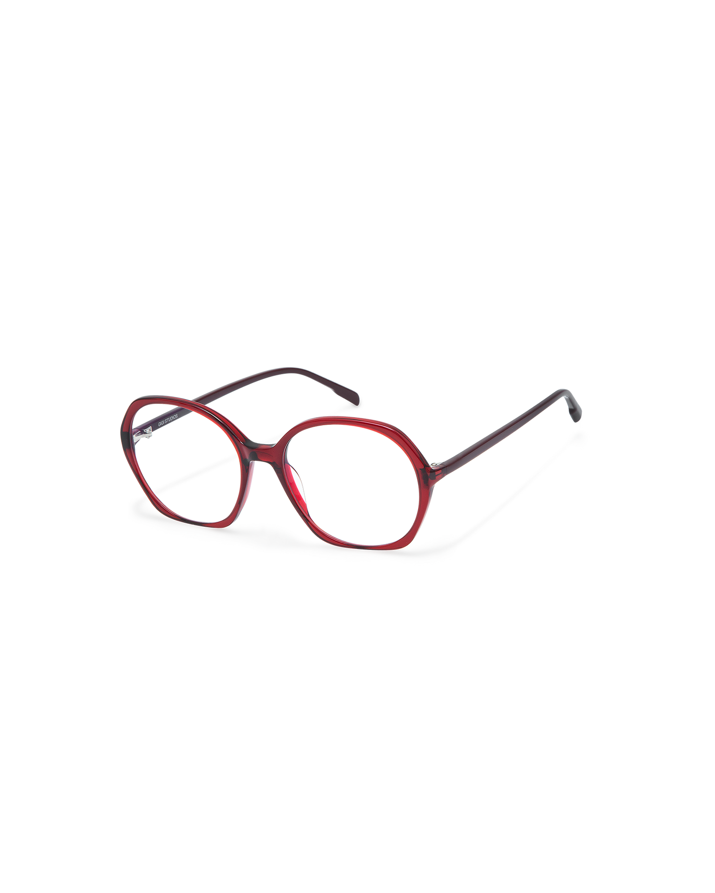 EION: Redondas Acetato Rojo optical glasses by GIGI STUDIOS 10794