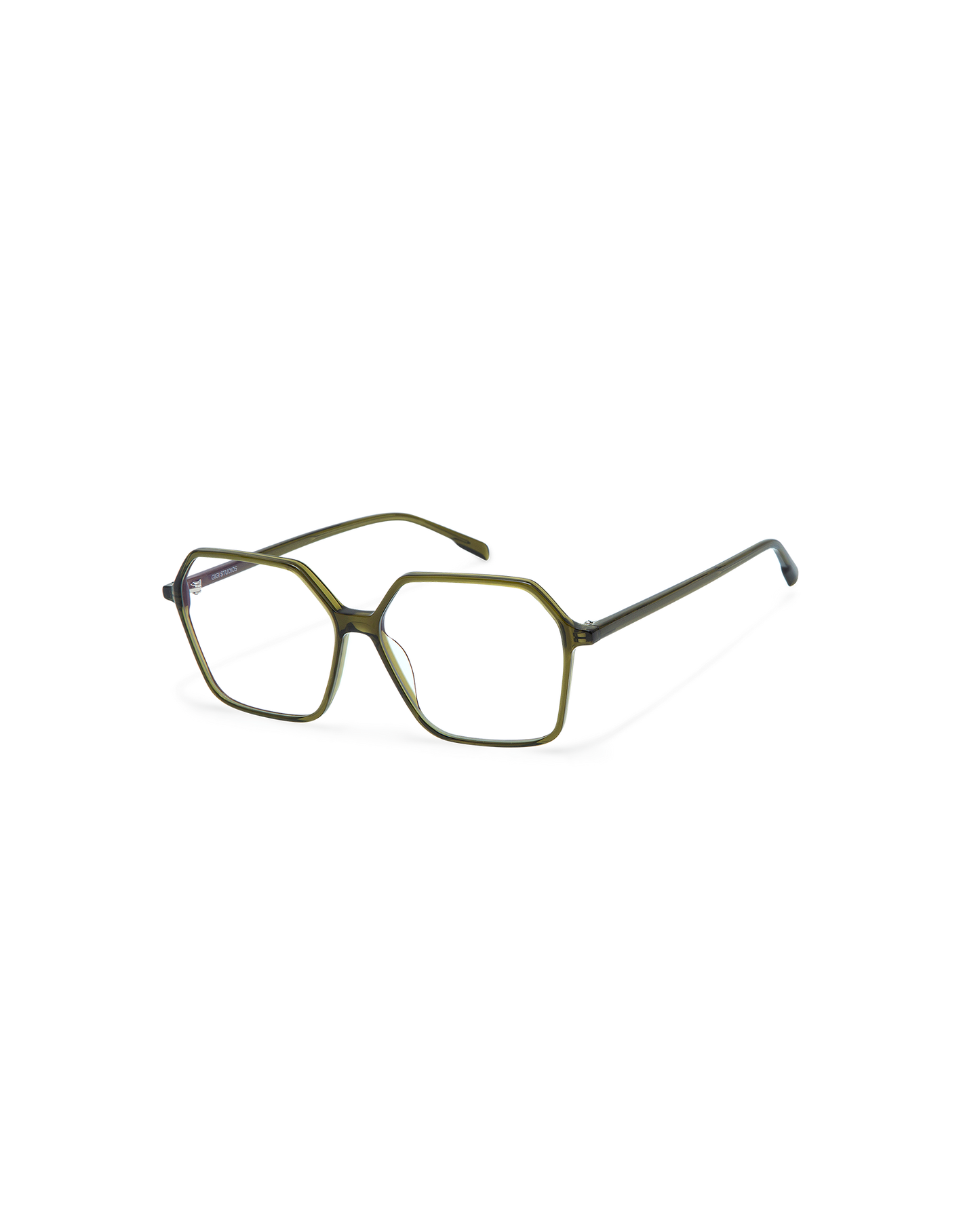 LYNE: Geométricas Acetato Verde optical glasses by GIGI STUDIOS 10808