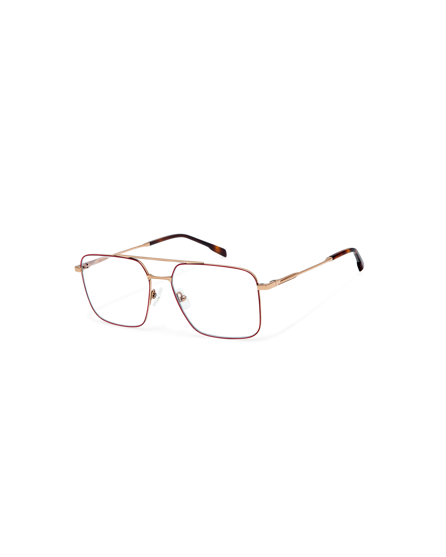 VION: Aviador Titanio Rojo optical glasses by GIGI STUDIOS 10826