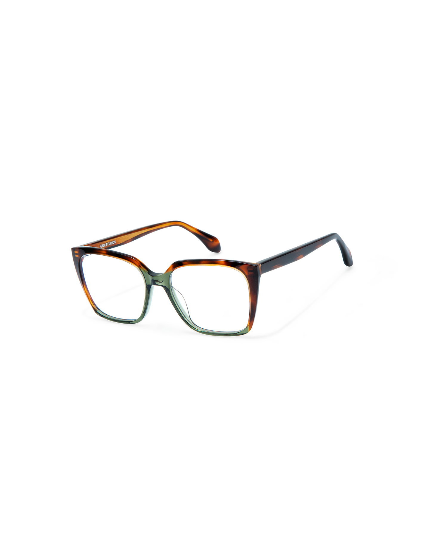 ARA: Cat Eye Acetato Verde optical glasses by GIGI STUDIOS 8899