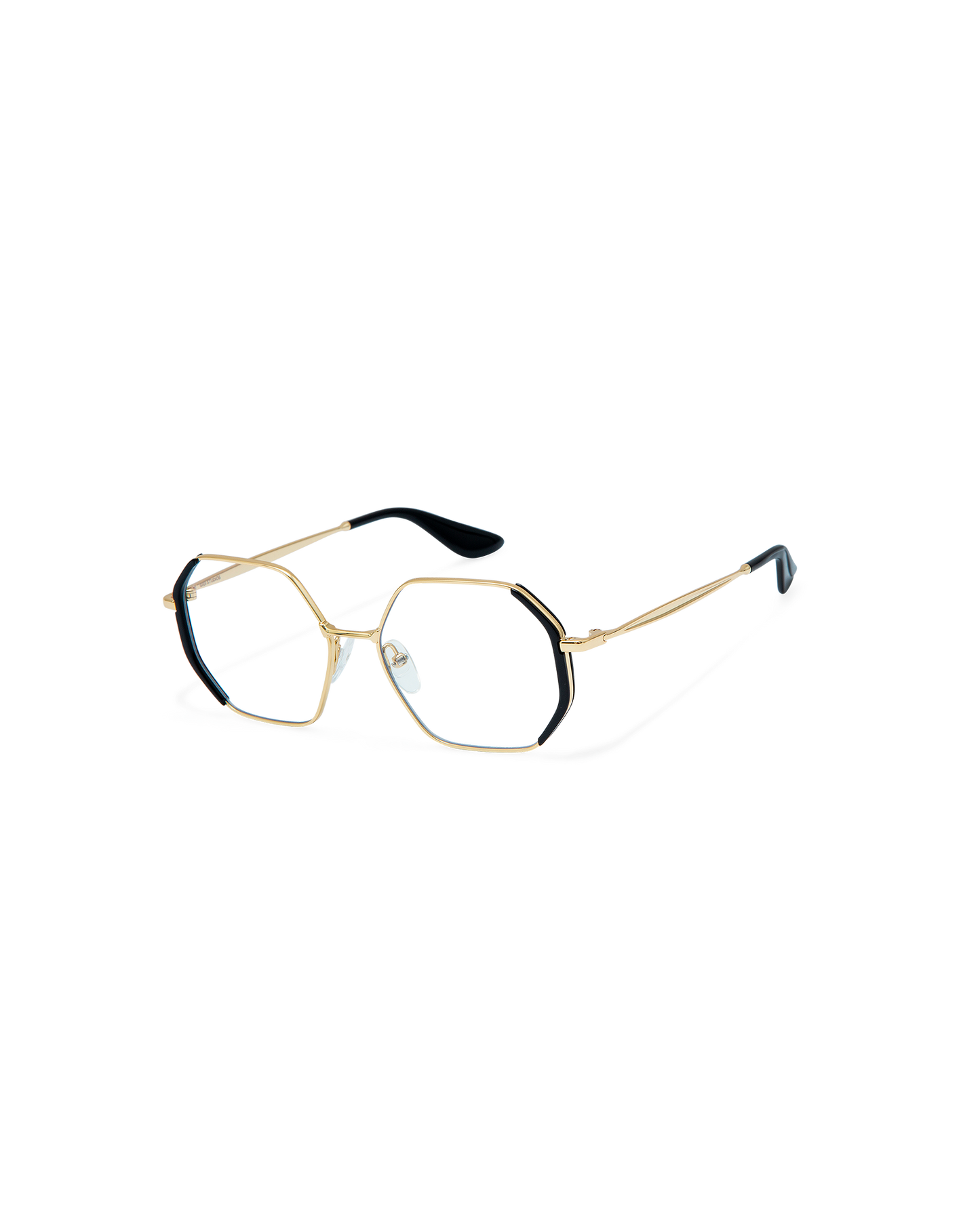 LIA: Geométricas Acetato-Metal Noir optical glasses by GIGI STUDIOS 8905
