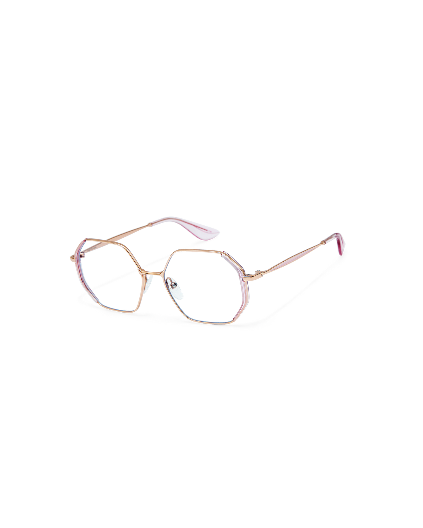 LIA: Geométricas Acetato-Metal Rosa optical glasses by GIGI STUDIOS 8908