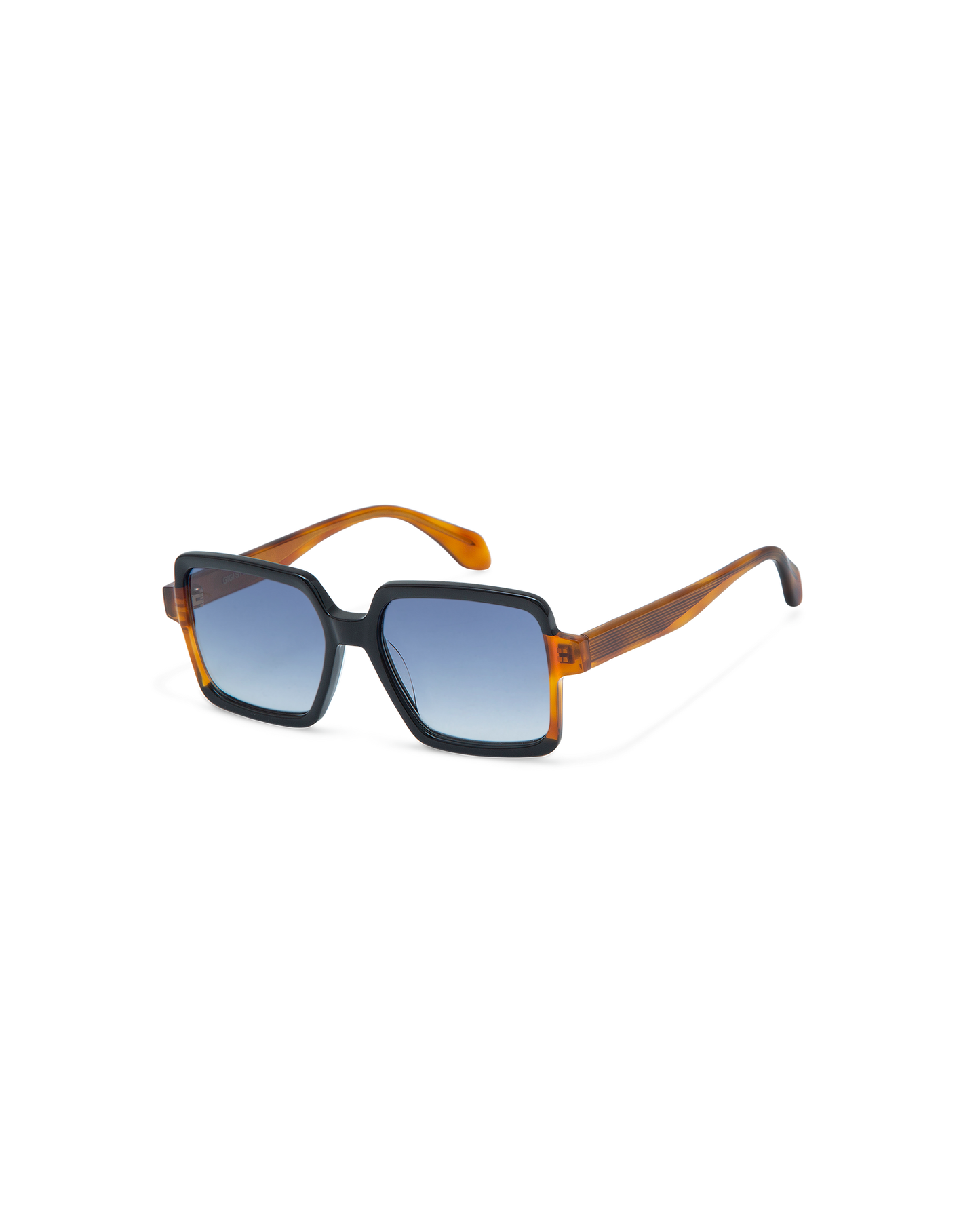 AMI: Cuadrada Acetato Noir sunglasses by GIGI STUDIOS 10868