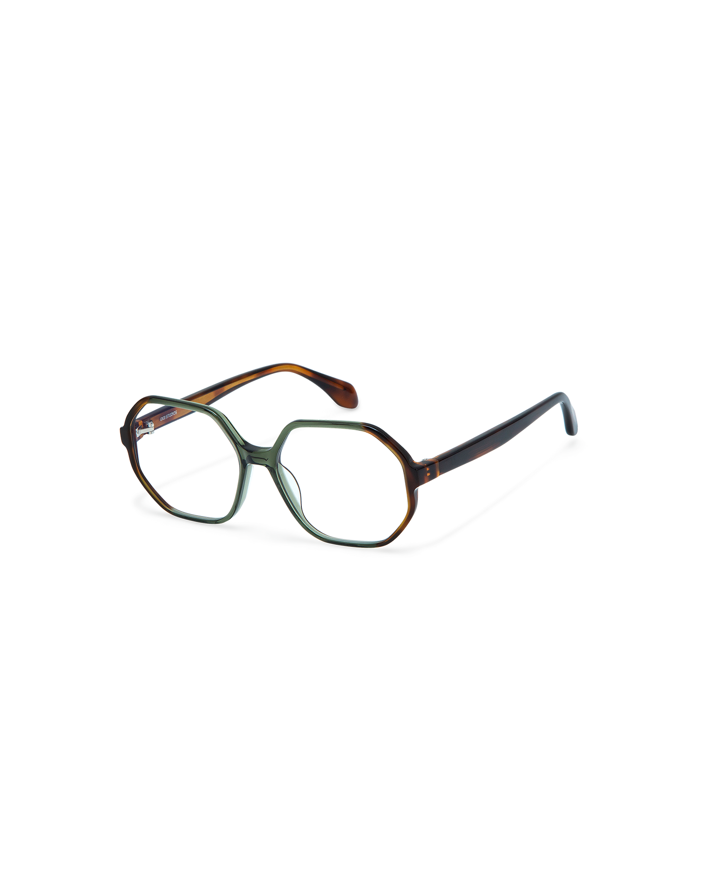 NIA: Geométricas Acetato Verde optical glasses by GIGI STUDIOS 10906