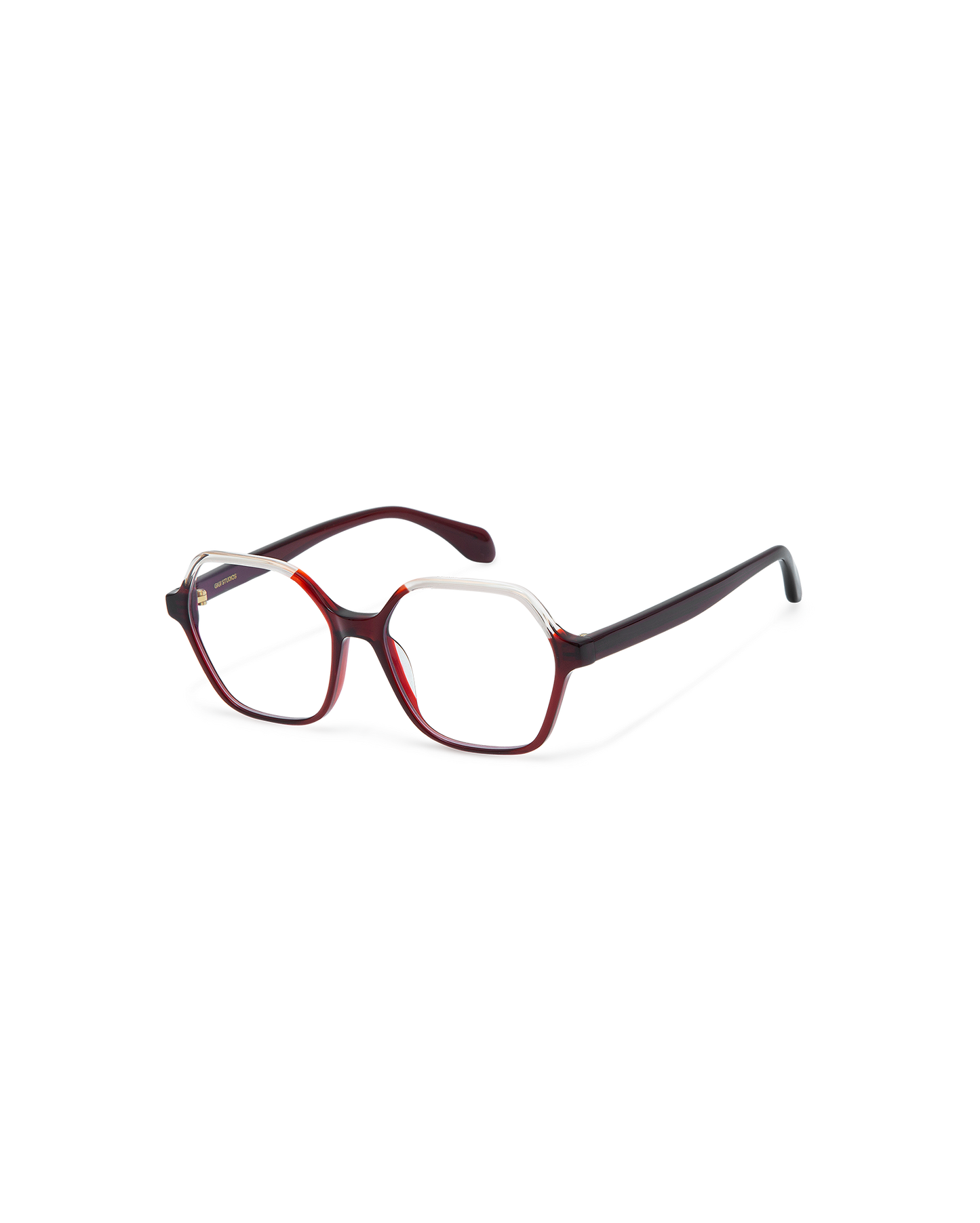 EMI: Geométricas Acetato Rojo optical glasses by GIGI STUDIOS 10914