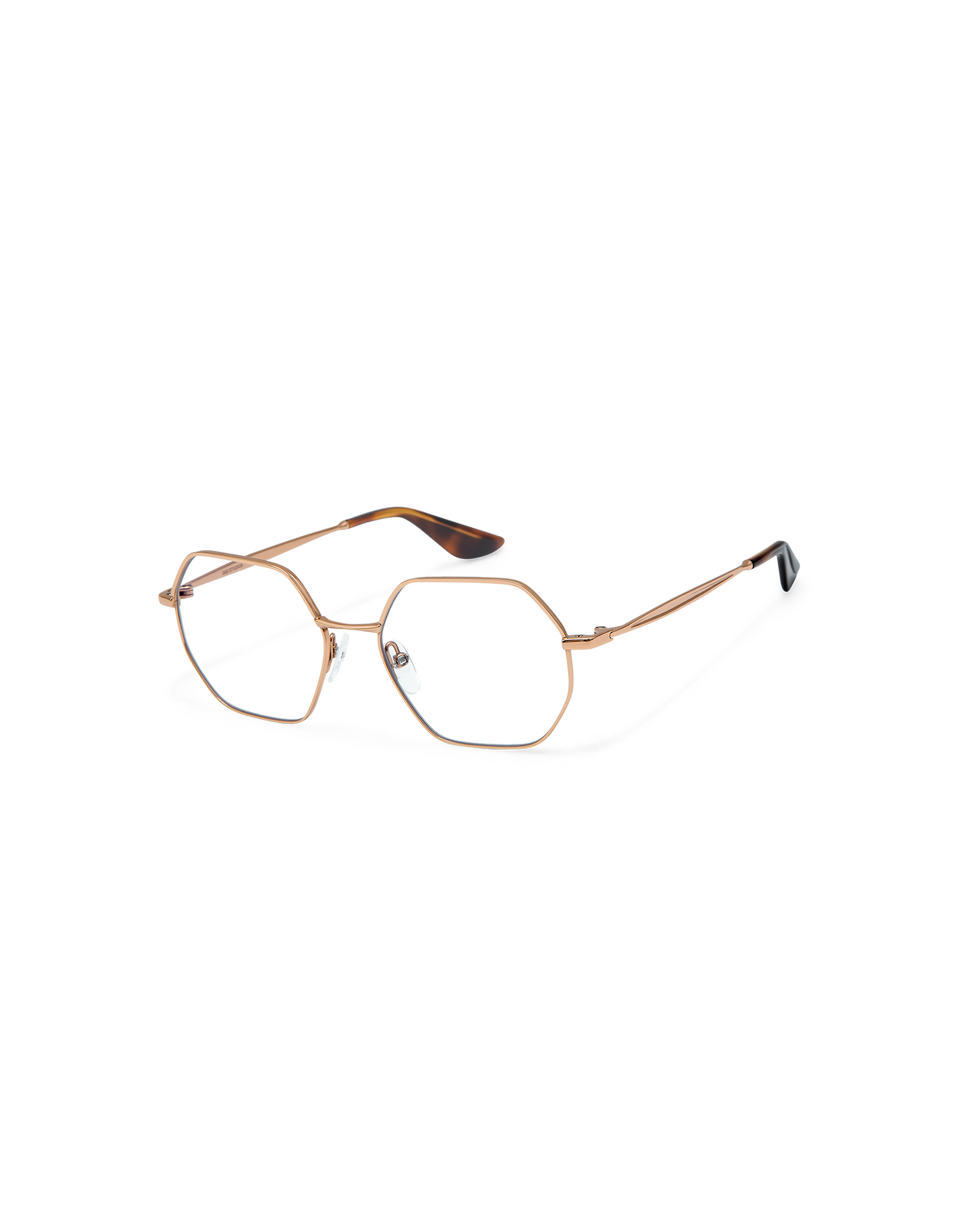 INA: Geométricas Metal Rosa optical glasses by GIGI STUDIOS 10938