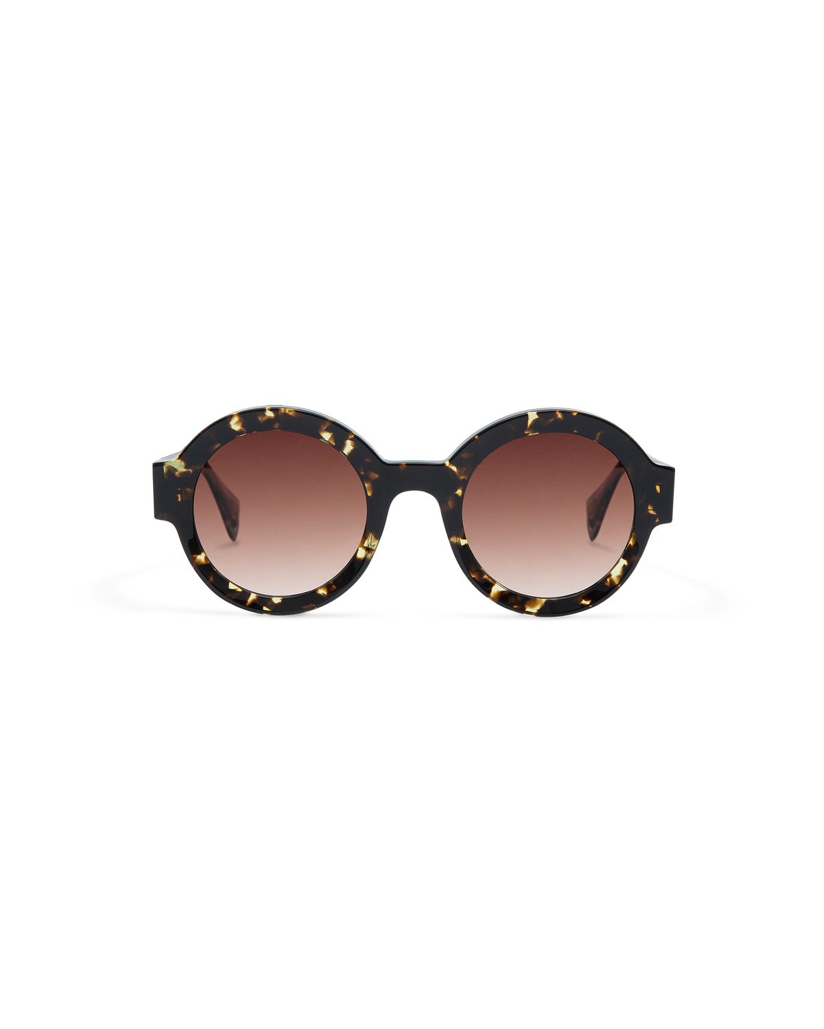 LAURA: Redondas Acetato Havana sunglasses by GIGI STUDIOS 10537