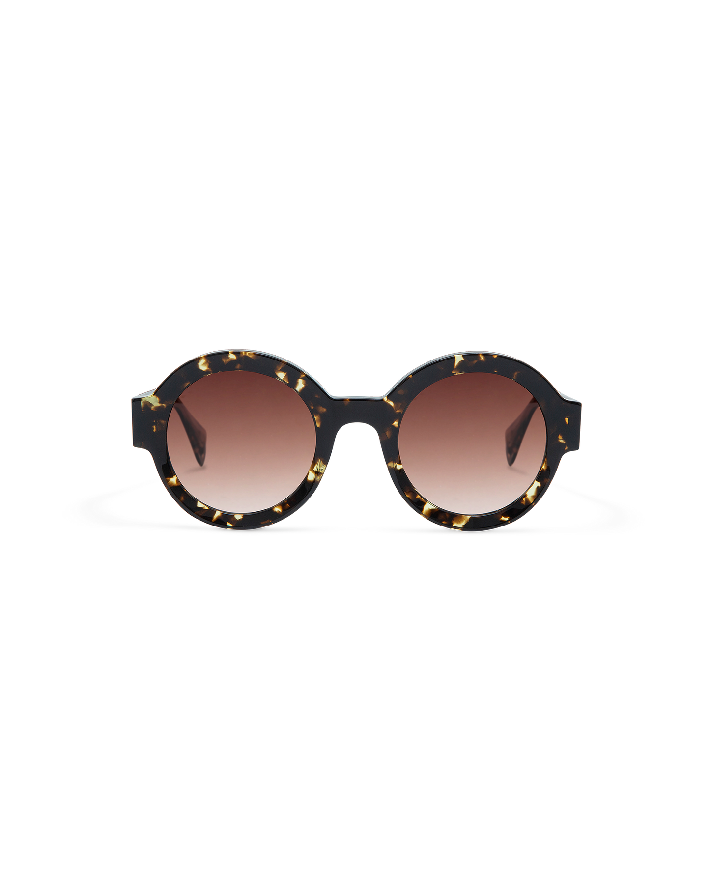 LAURA: Redondas Acetato Havana sunglasses by GIGI STUDIOS 10537