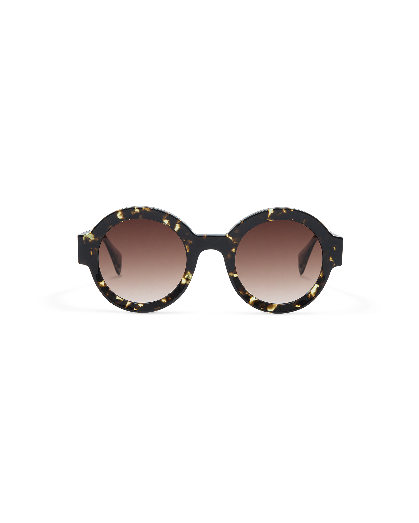 LAURA: Redondas Acetato Havana sunglasses by GIGI STUDIOS 10537