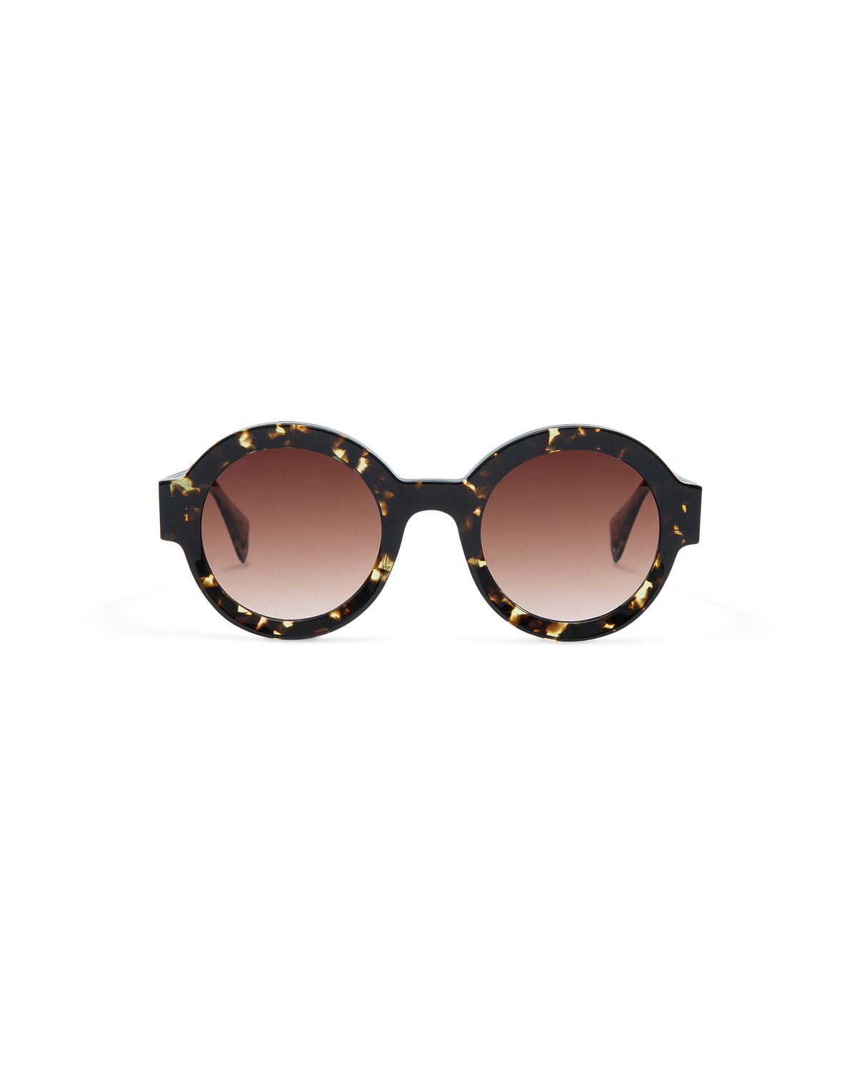 LAURA: Redondas Acetato Havana sunglasses by GIGI STUDIOS 10537