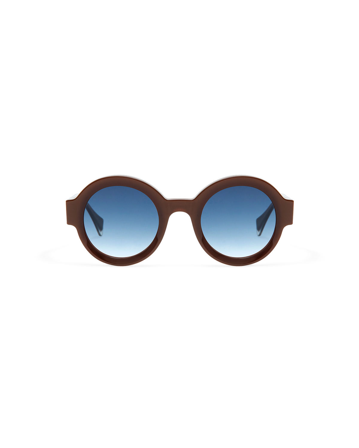 LAURA: Redondas Acetato Marrón sunglasses by GIGI STUDIOS 10539