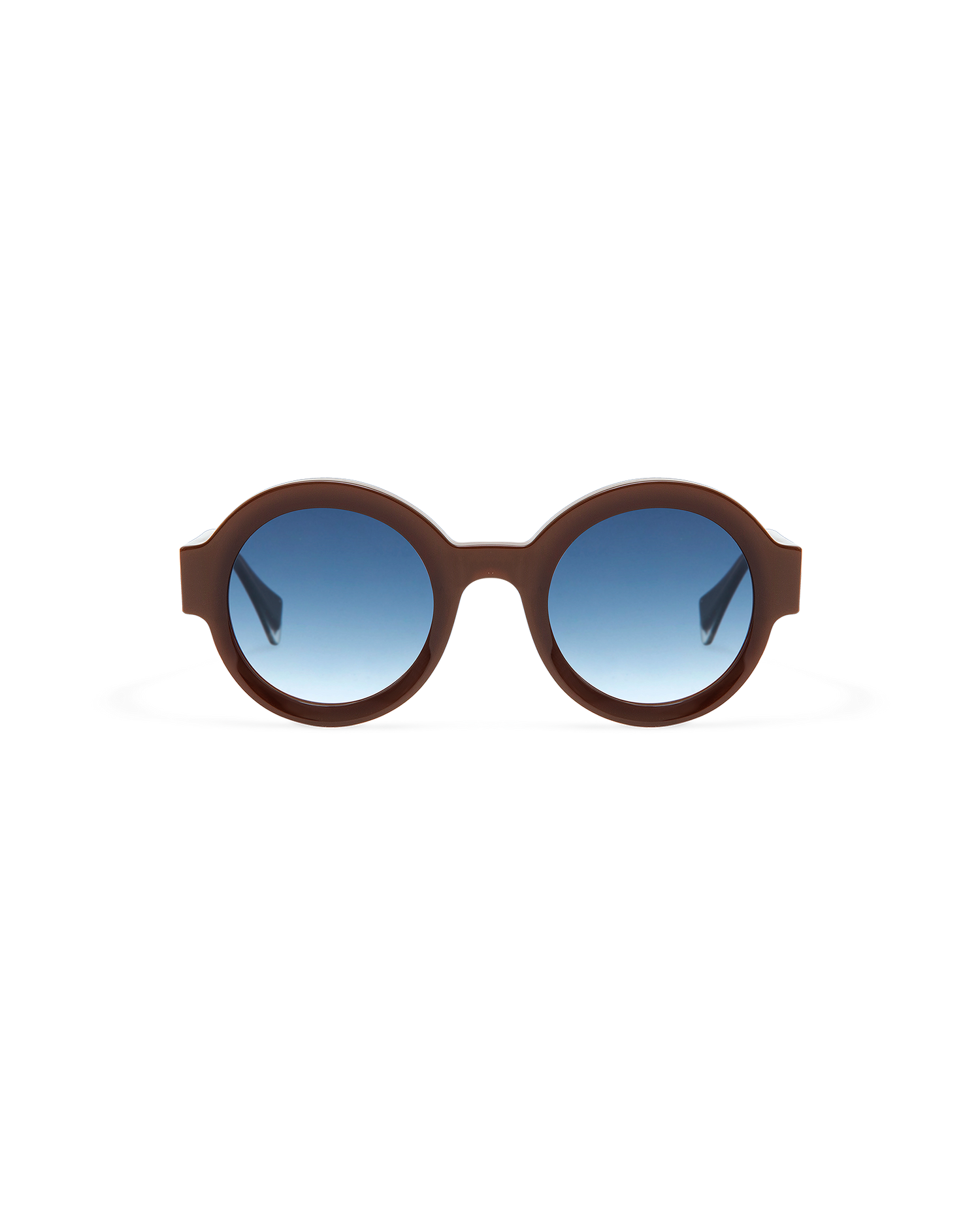 LAURA: Redondas Acetato Marrón sunglasses by GIGI STUDIOS 10539