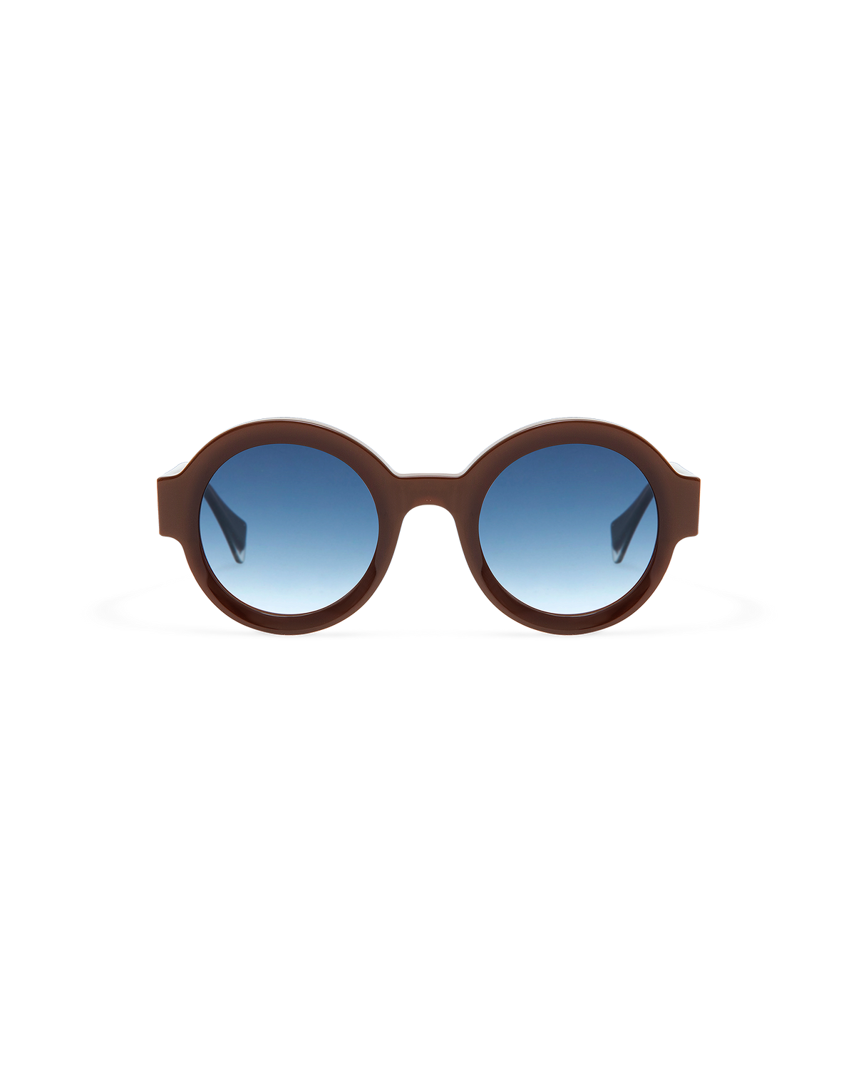 LAURA: Redondas Acetato Marrón sunglasses by GIGI STUDIOS 10539