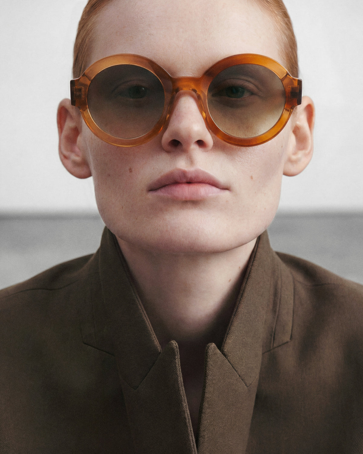LAURA: Redondas Acetato Marrón sunglasses by GIGI STUDIOS 14192