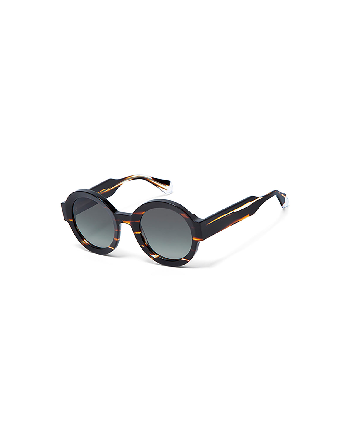 LAURA: Redondas Acetato Havana sunglasses by GIGI STUDIOS 1674