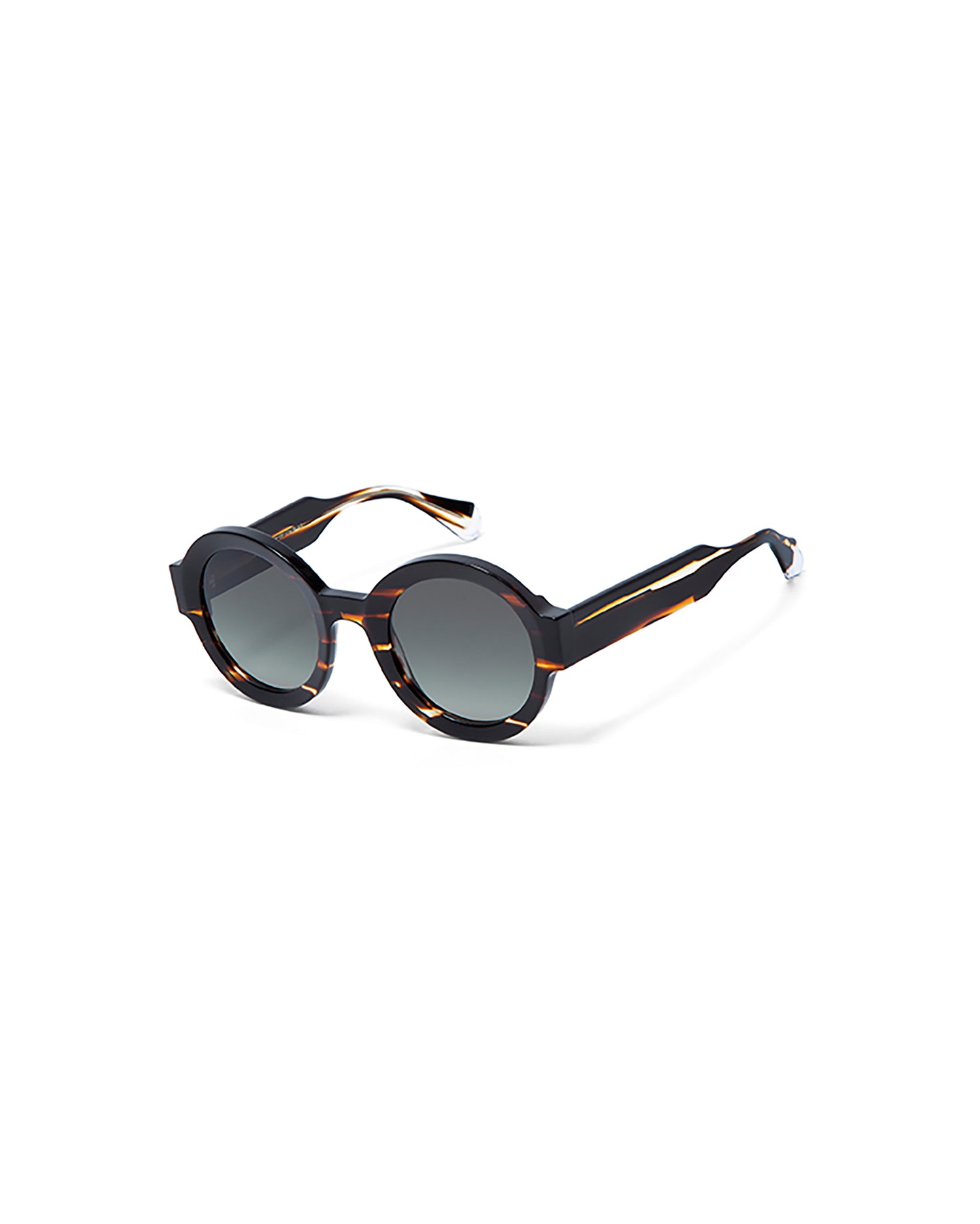 LAURA: Redondas Acetato Havana sunglasses by GIGI STUDIOS 1674