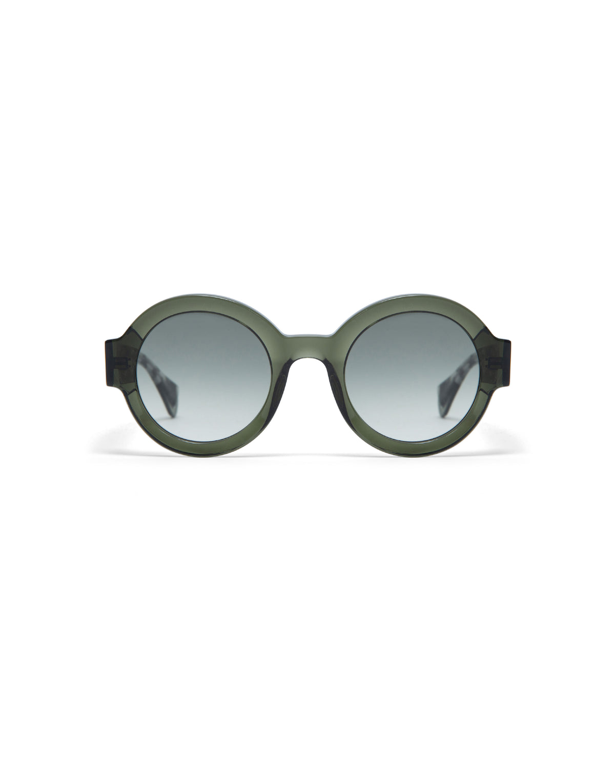LAURA: Redondas Acetato Verde sunglasses by GIGI STUDIOS 1682