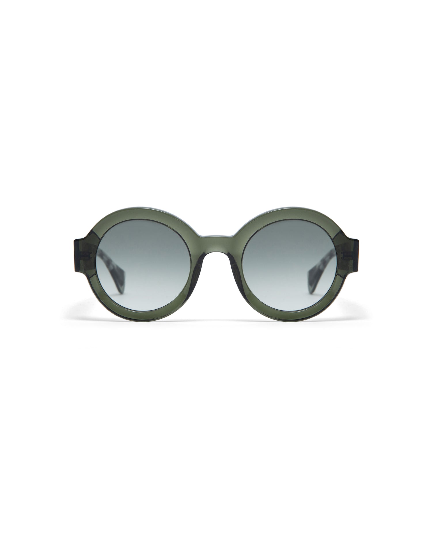 LAURA: Redondas Acetato Verde sunglasses by GIGI STUDIOS 1682