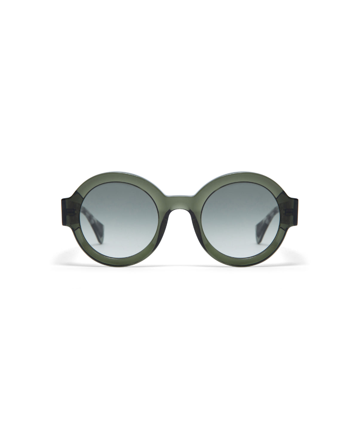 LAURA: Redondas Acetato Verde sunglasses by GIGI STUDIOS 1682