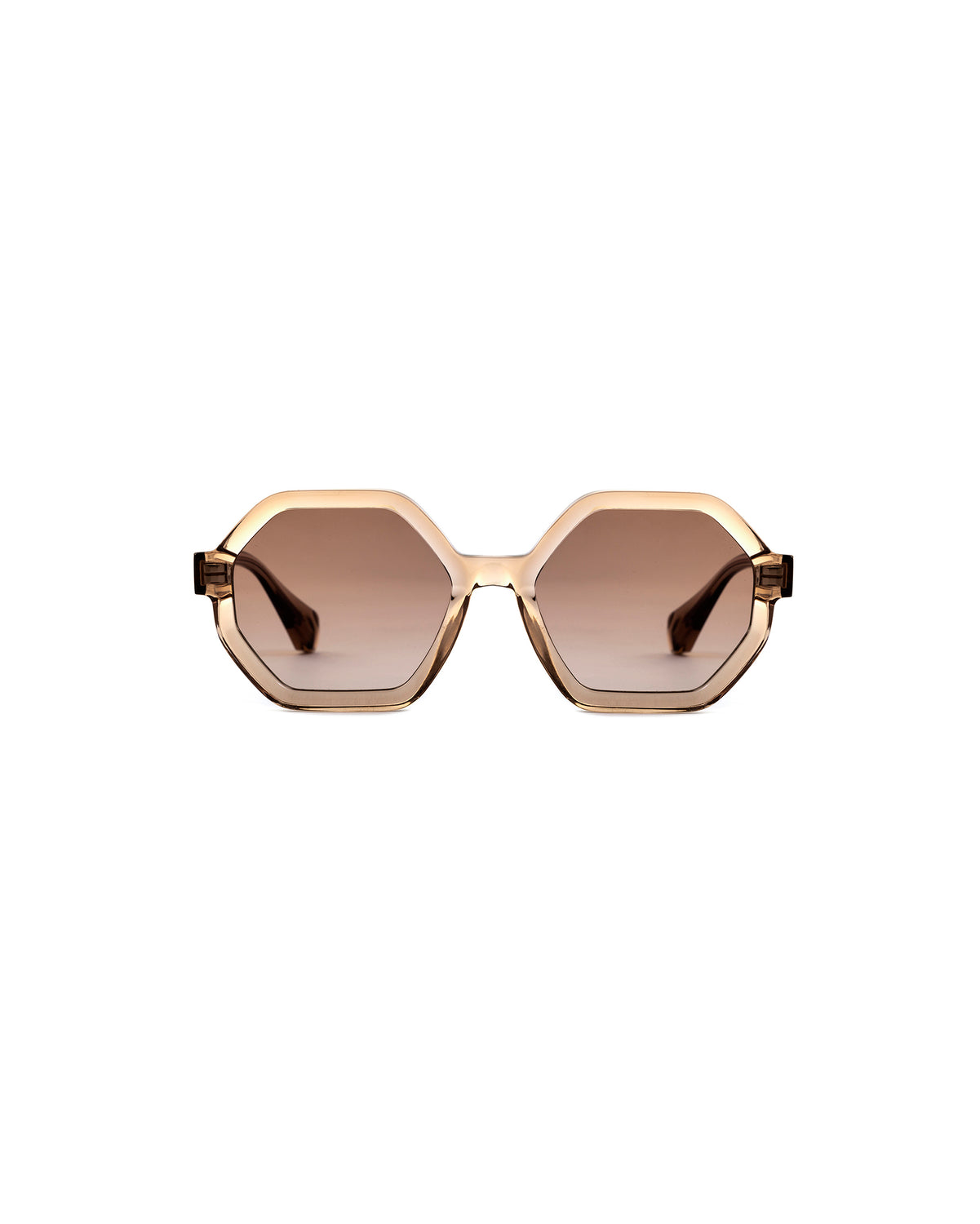 SHIRLEY: Geométricas Acetato Transparente sunglasses by GIGI STUDIOS 1718