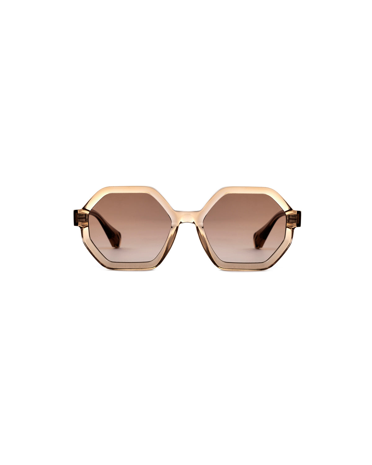 SHIRLEY: Geométricas Acetato Transparente sunglasses by GIGI STUDIOS 1718