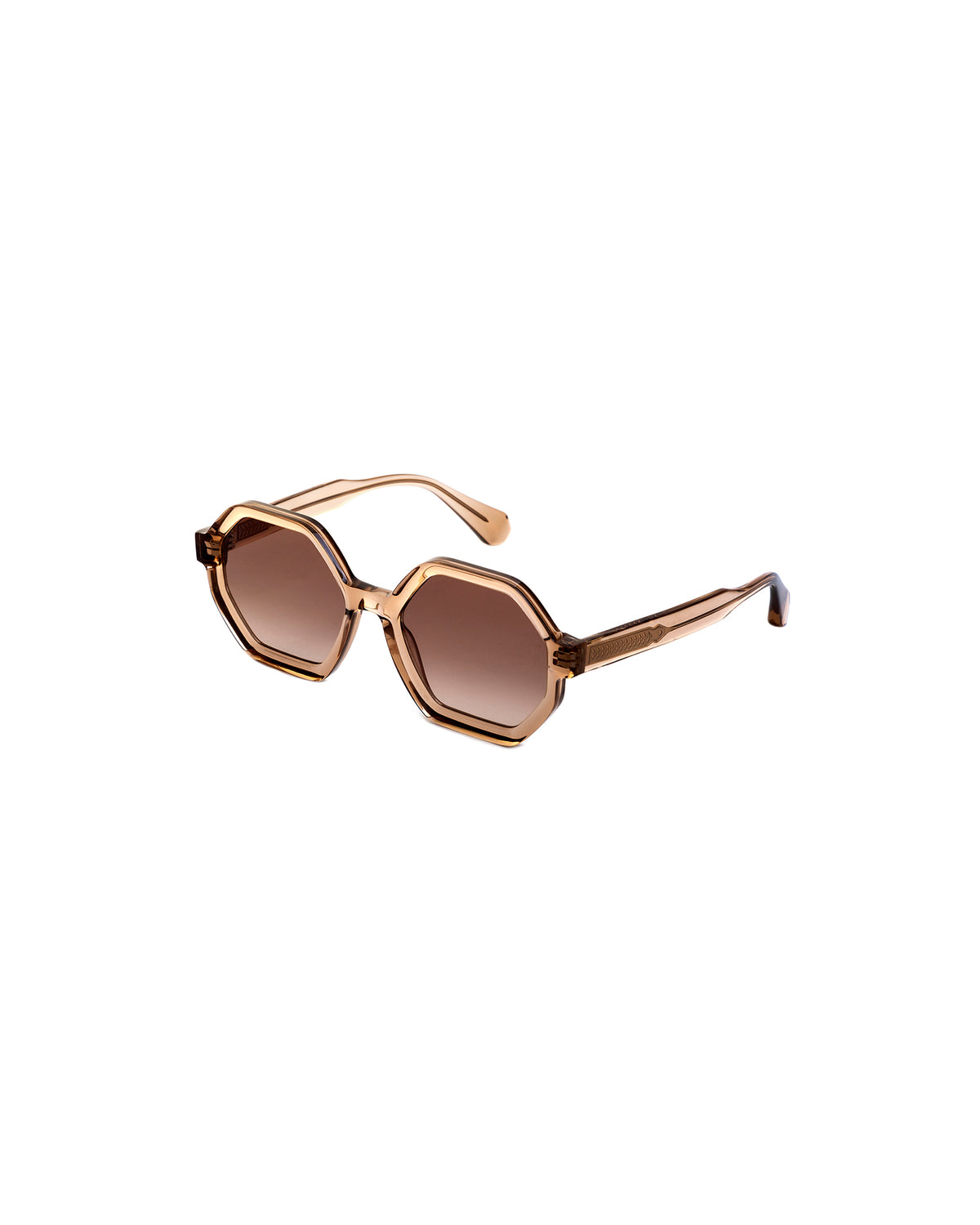 SHIRLEY: Geométricas Acetato Transparente sunglasses by GIGI STUDIOS 1719