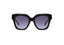 LOUISE: Cuadrada Acetato Noir sunglasses by GIGI STUDIOS 1726