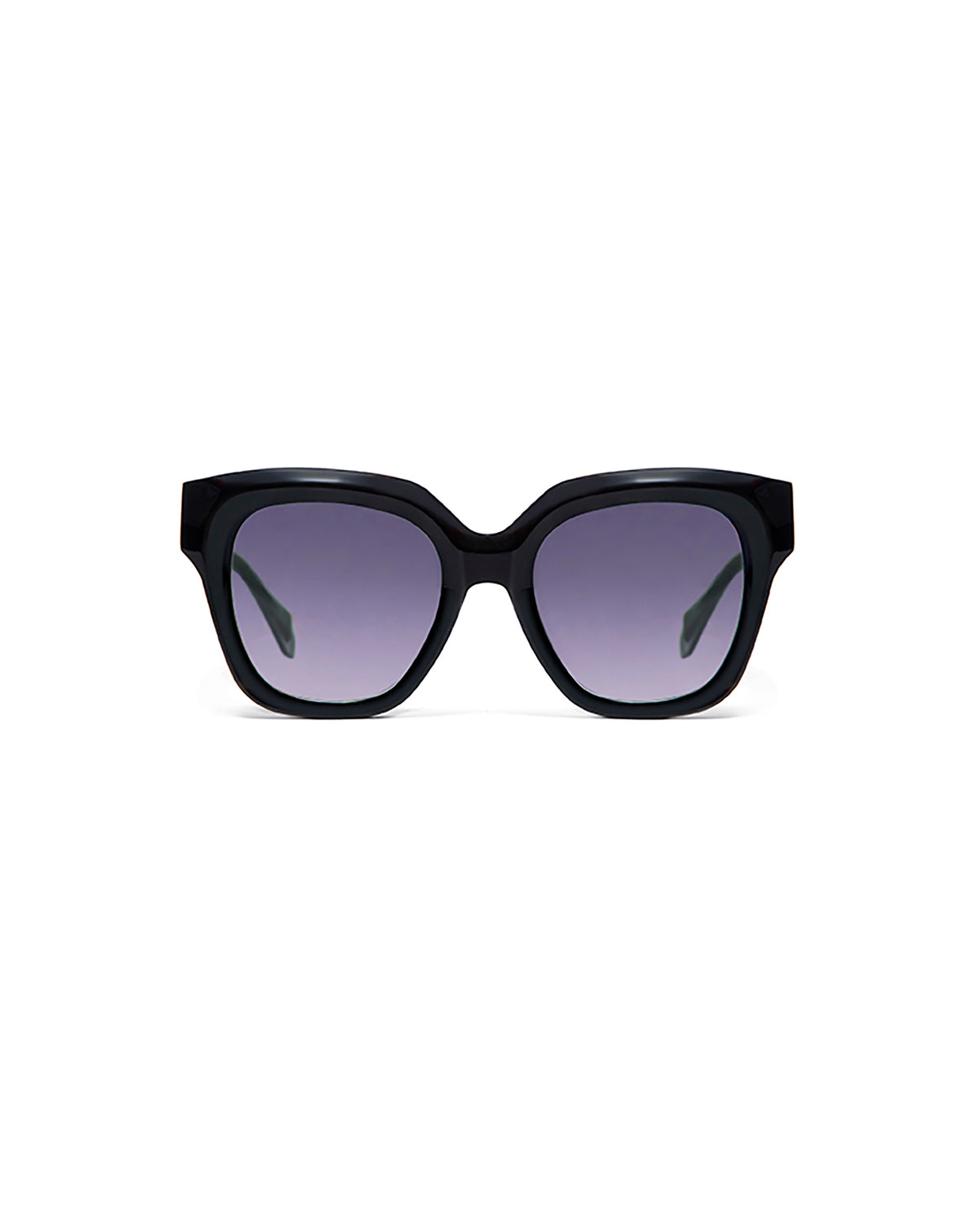 LOUISE: Cuadrada Acetato Noir sunglasses by GIGI STUDIOS 1726