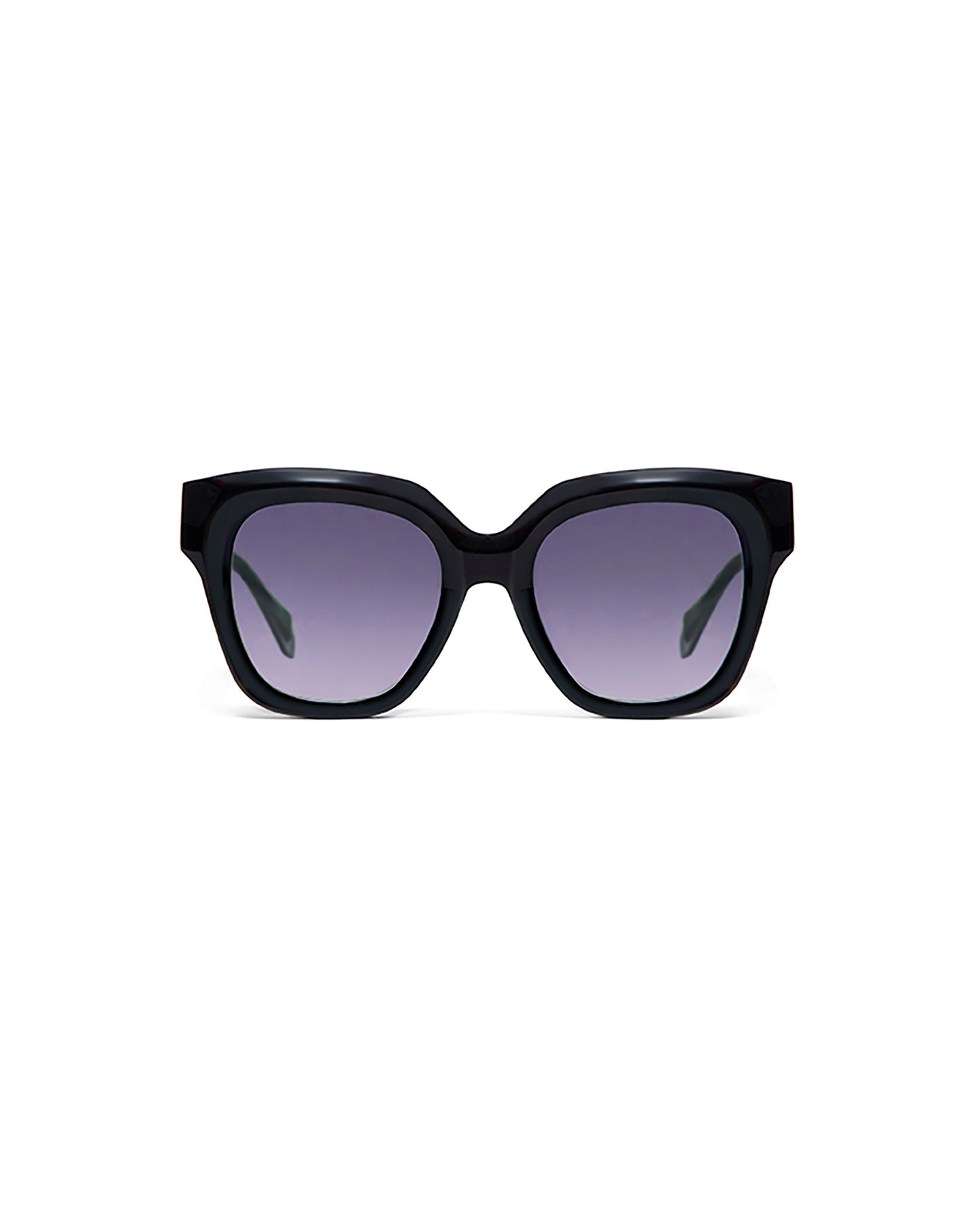LOUISE: Cuadrada Acetato Noir sunglasses by GIGI STUDIOS 1726