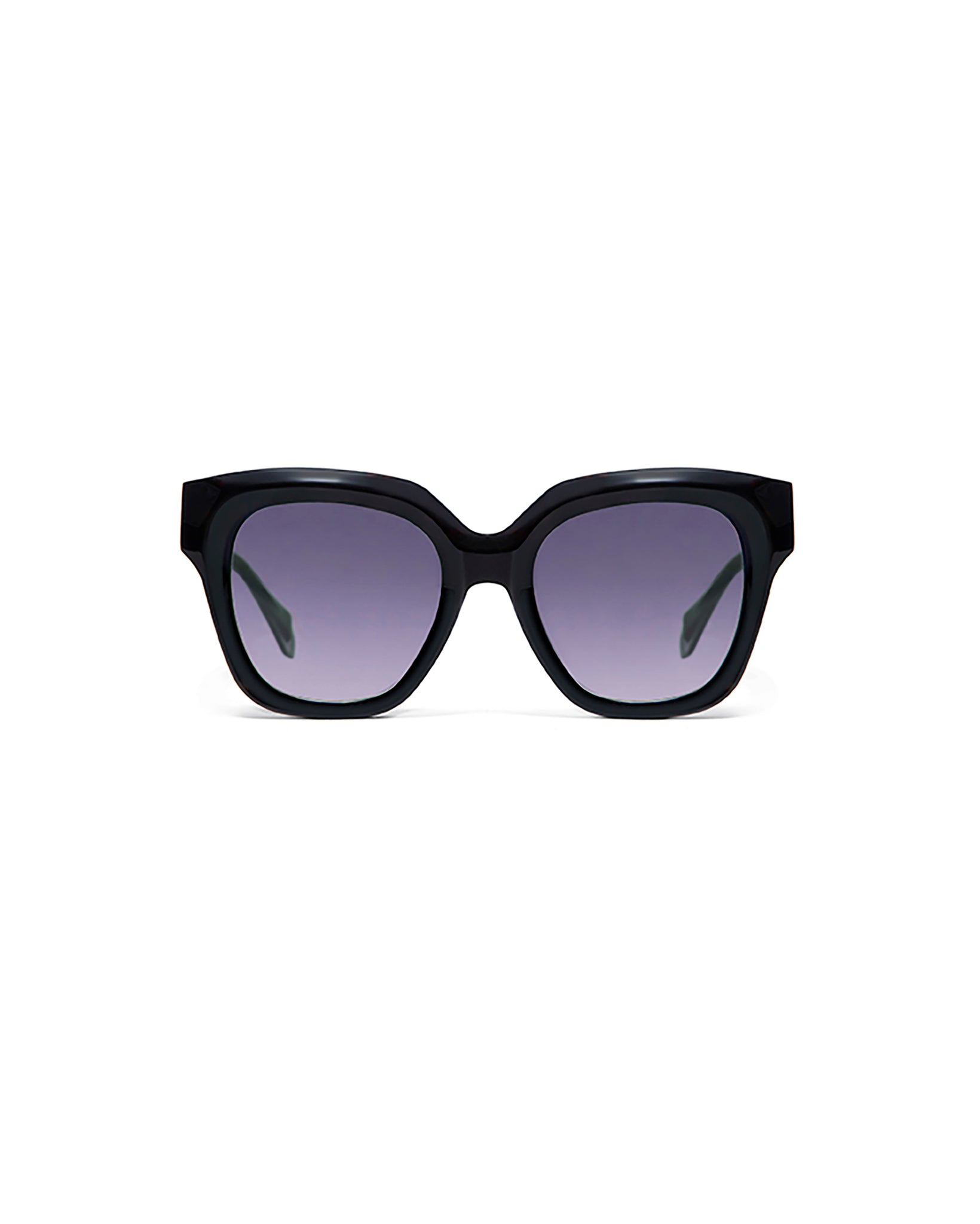 LOUISE: Cuadrada Acetato Noir sunglasses by GIGI STUDIOS 1726