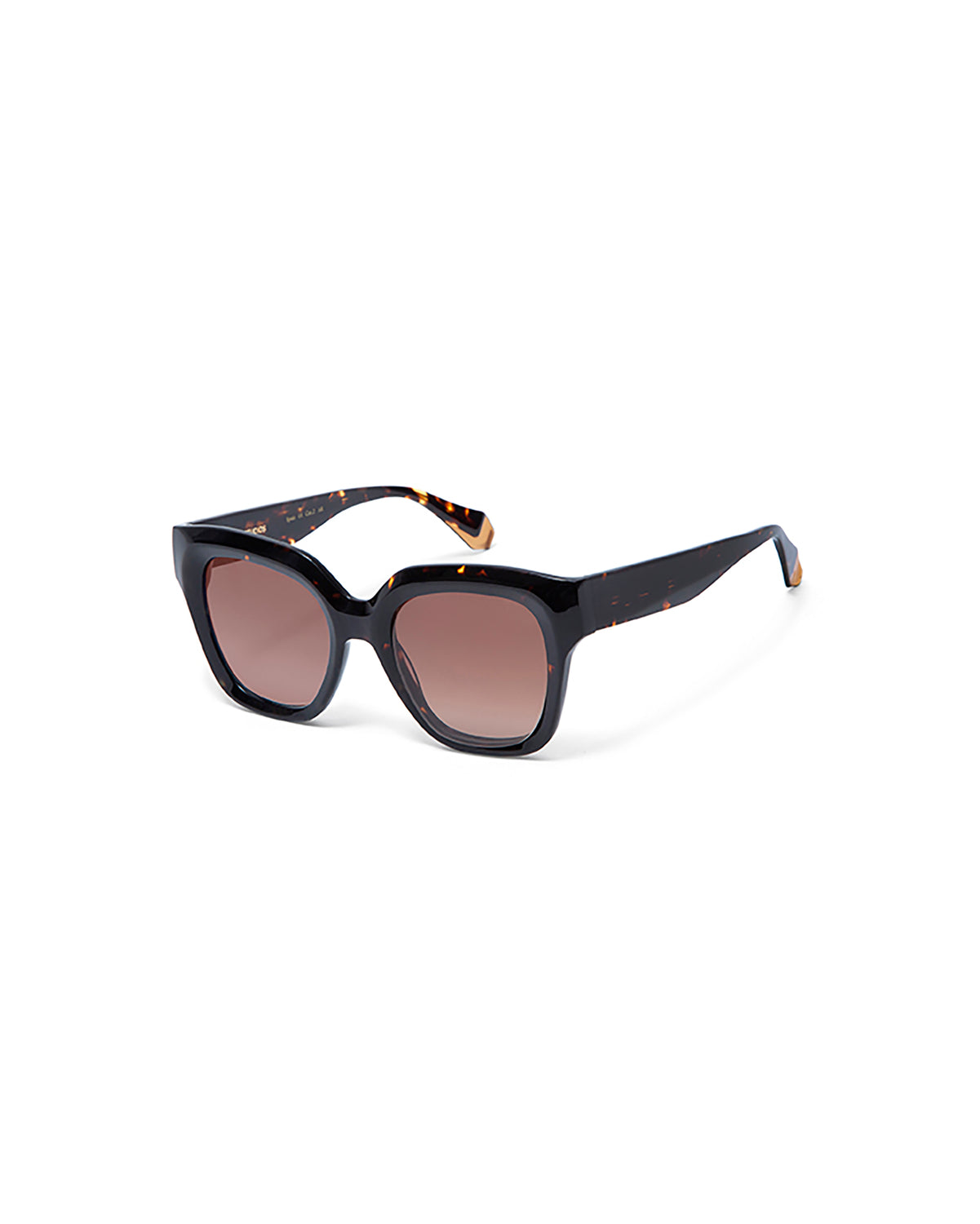 LOUISE: Cuadrada Acetato Havana sunglasses by GIGI STUDIOS 1747
