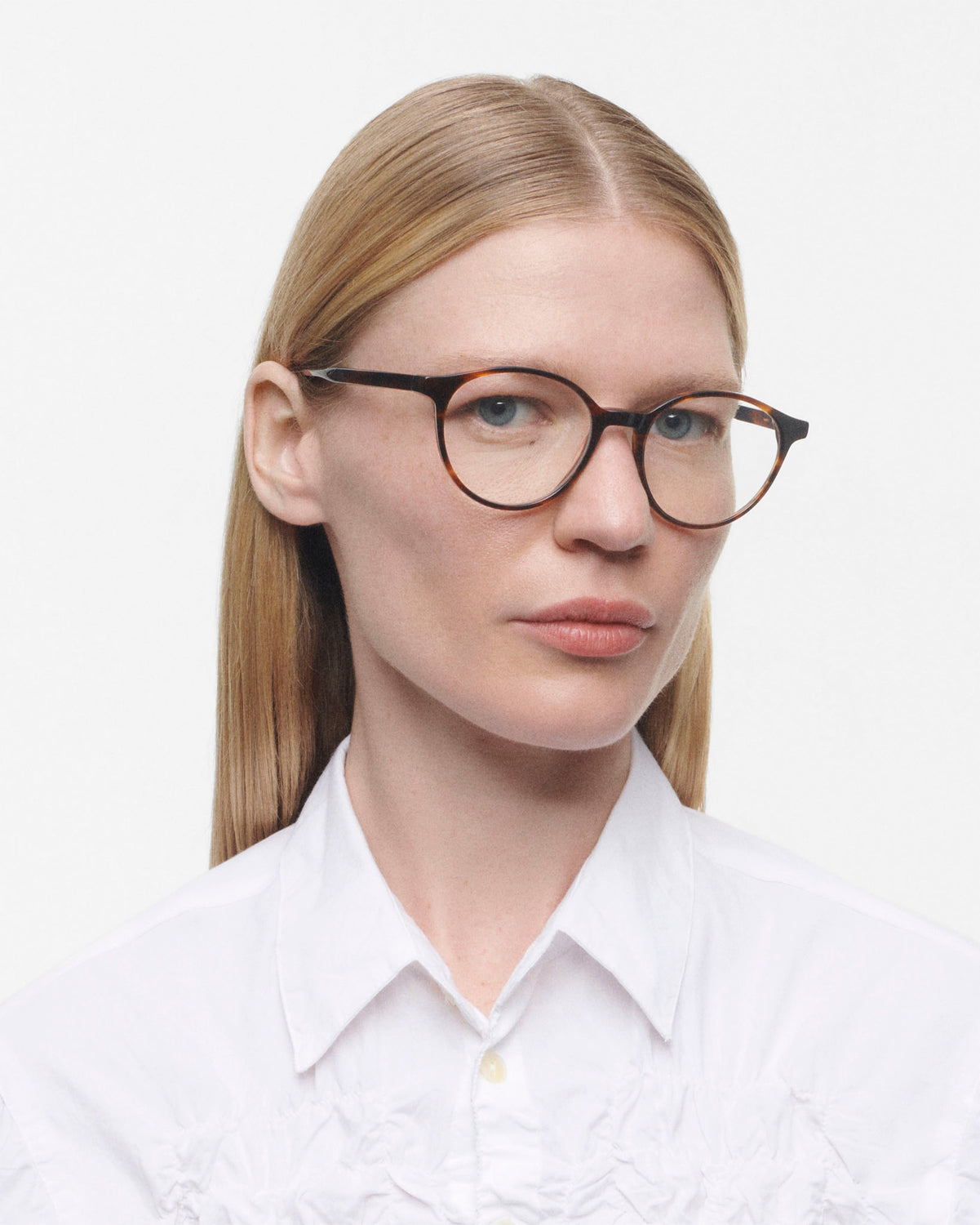 BROOKS XL: Redondas Acetato Havana optical glasses by GIGI STUDIOS 457