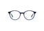 BROOKS XL: Redondas Acetato Azul optical glasses by GIGI STUDIOS 459