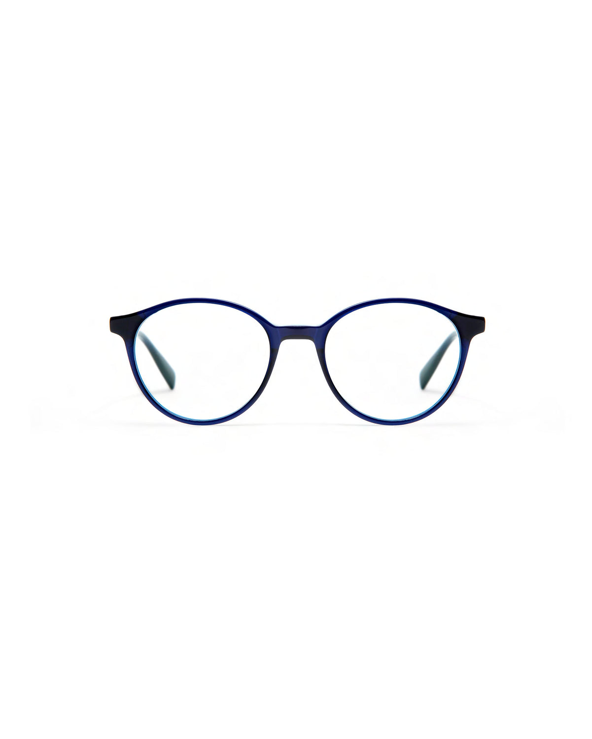 BROOKS XL: Redondas Acetato Azul optical glasses by GIGI STUDIOS 459