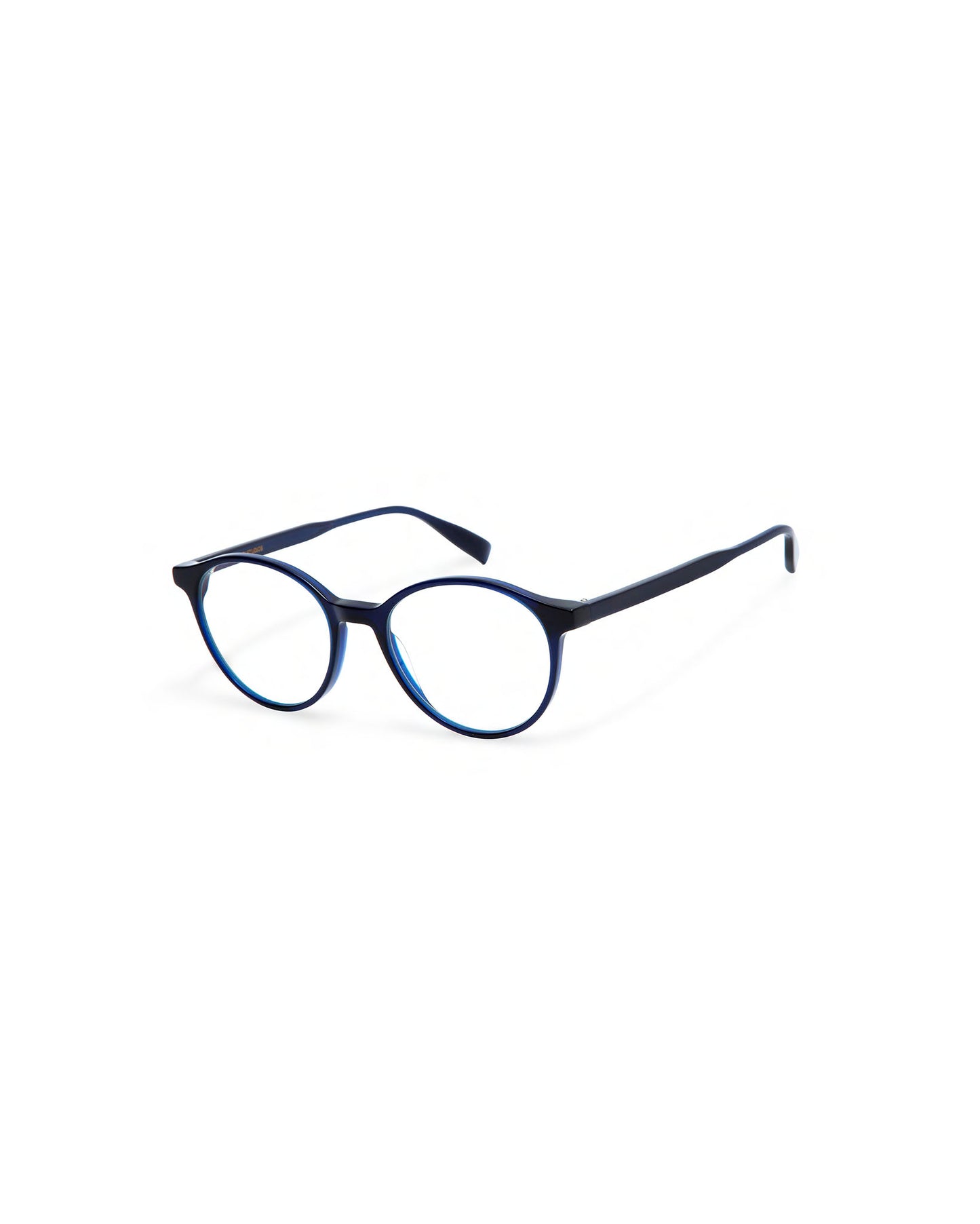 BROOKS XL: Redondas Acetato Azul optical glasses by GIGI STUDIOS 460