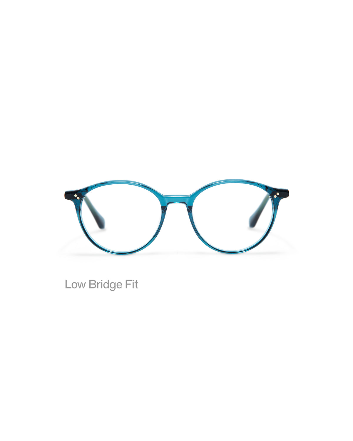 Brooks: Redondas Acetato Azul optical glasses by GIGI STUDIOS 1803
