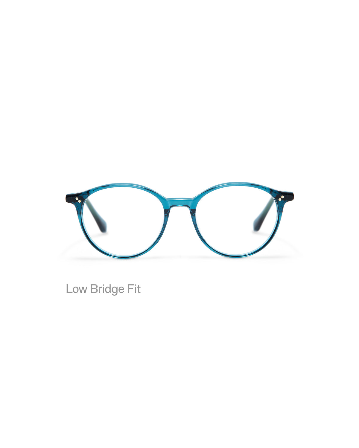 Brooks: Redondas Acetato Azul optical glasses by GIGI STUDIOS 1803