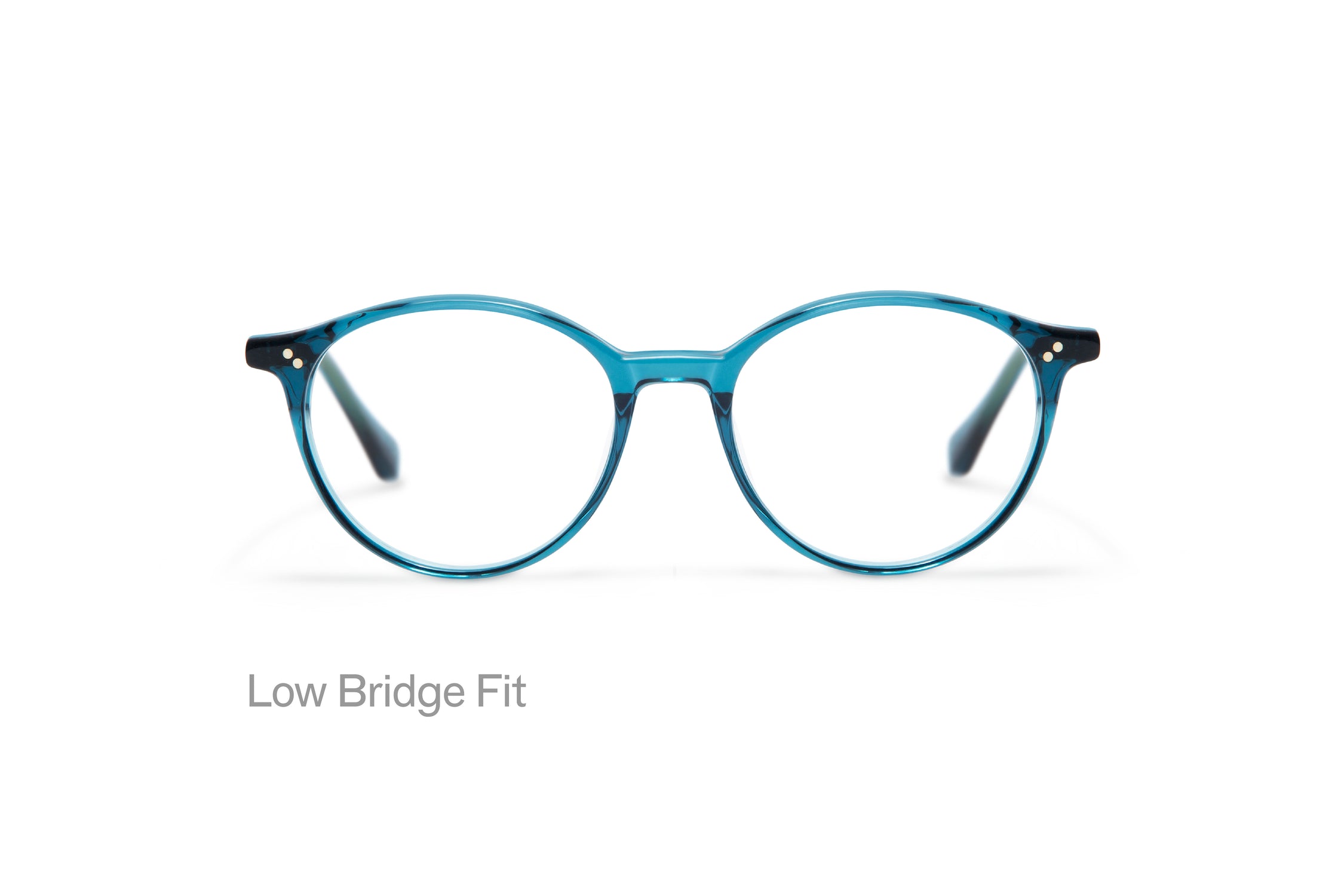 Brooks: Redondas Acetato Azul optical glasses by GIGI STUDIOS 1805