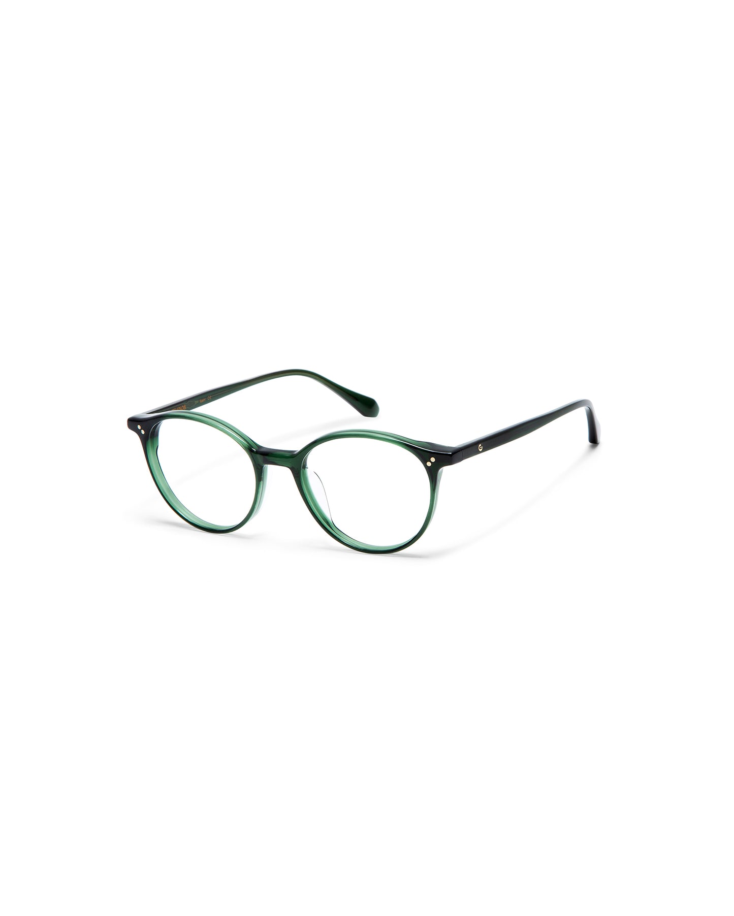 Brooks: Redondas Acetato Verde optical glasses by GIGI STUDIOS 1808