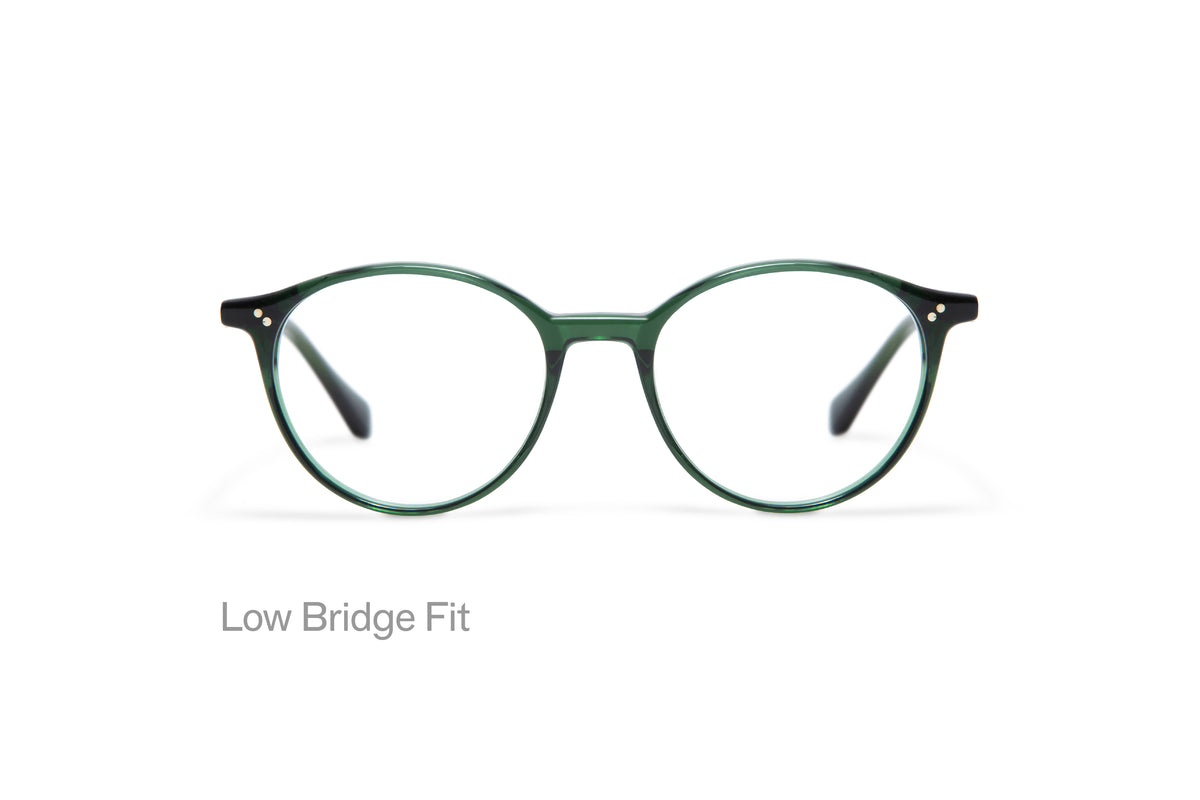 Brooks: Redondas Acetato Verde optical glasses by GIGI STUDIOS 1809