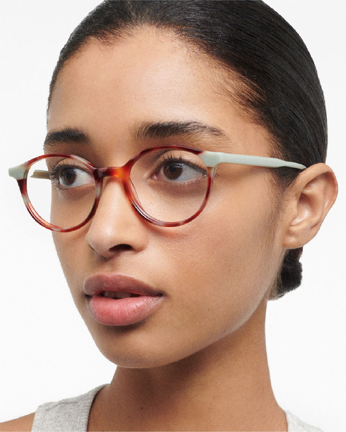 Brooks: Redondas Acetato Havana optical glasses by GIGI STUDIOS 167