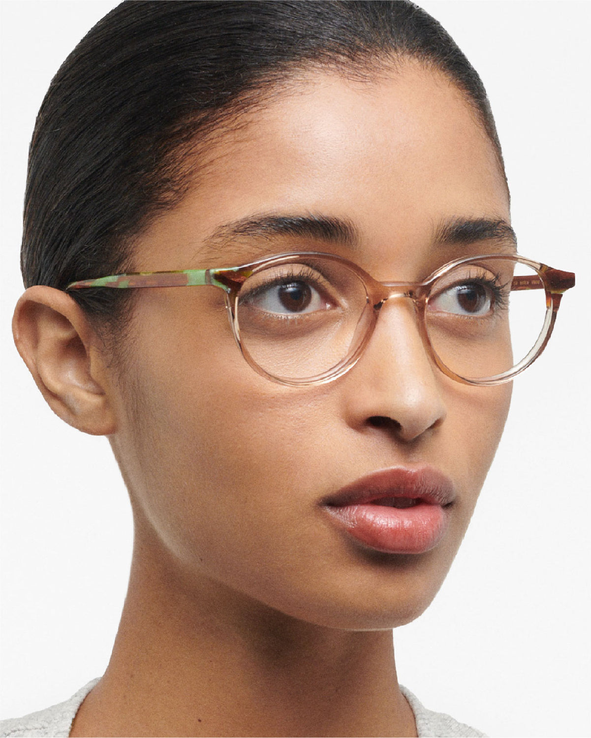 Brooks: Redondas Acetato Transparente optical glasses by GIGI STUDIOS 104