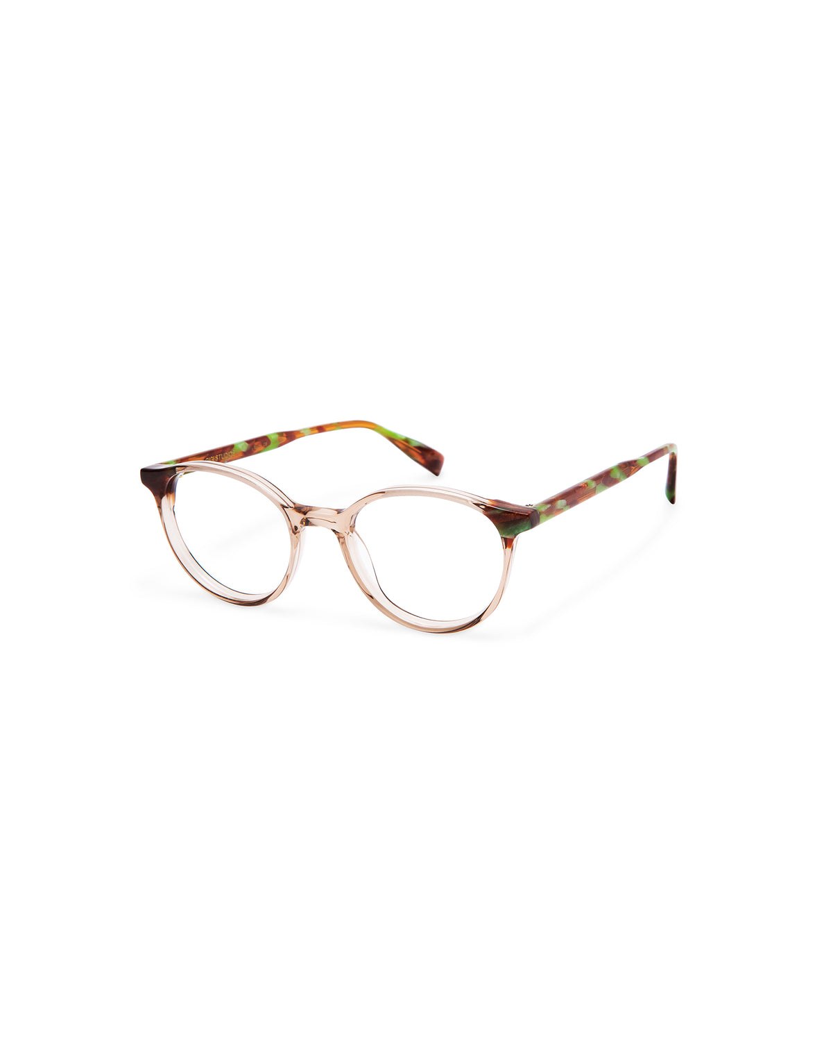 Brooks: Redondas Acetato Transparente optical glasses by GIGI STUDIOS 105